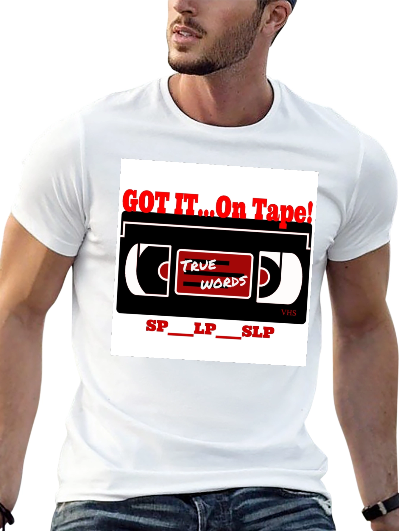 Black Got It On Tape - True Words VHS T-Shirt view 13