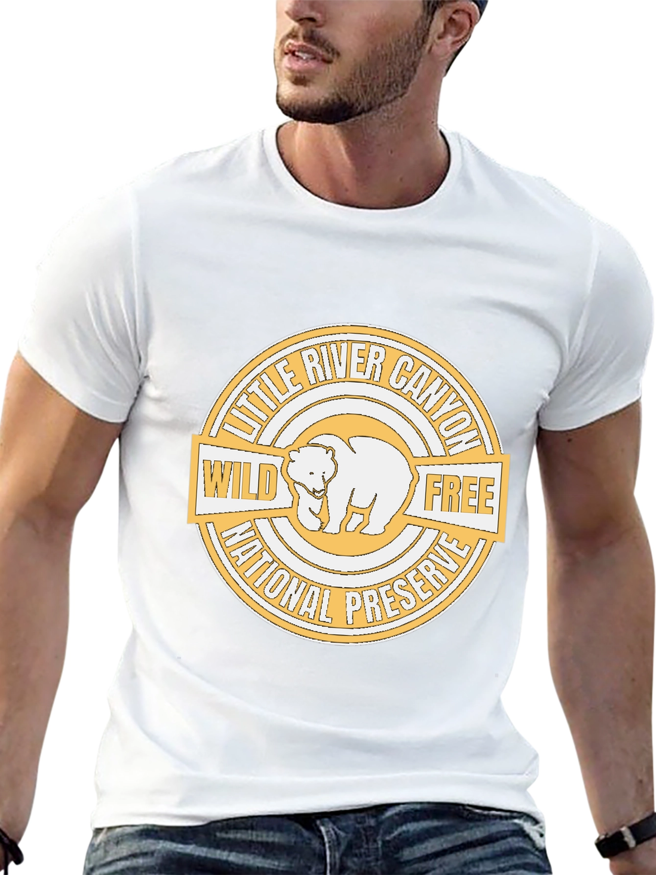 Black Little River Canyon T-Shirt - Wild & Free National Preserve view 13