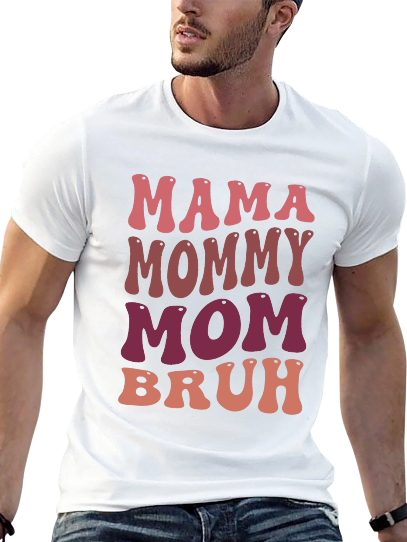 Black Mama Mommy Mom Bruh Graphic Tee view 13