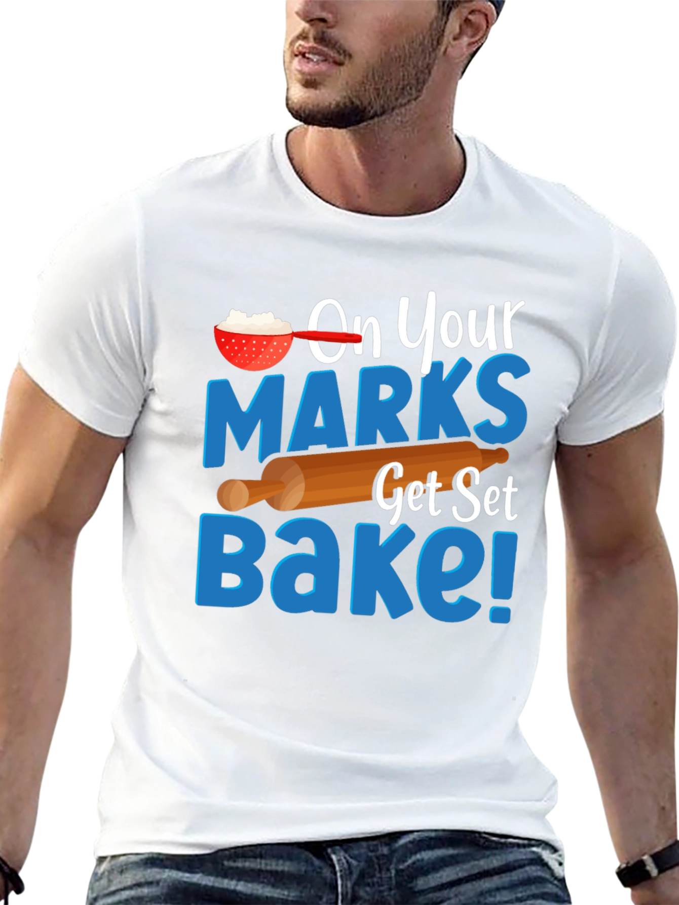 Black On Your Marks Get Set Bake! T-Shirt view 13