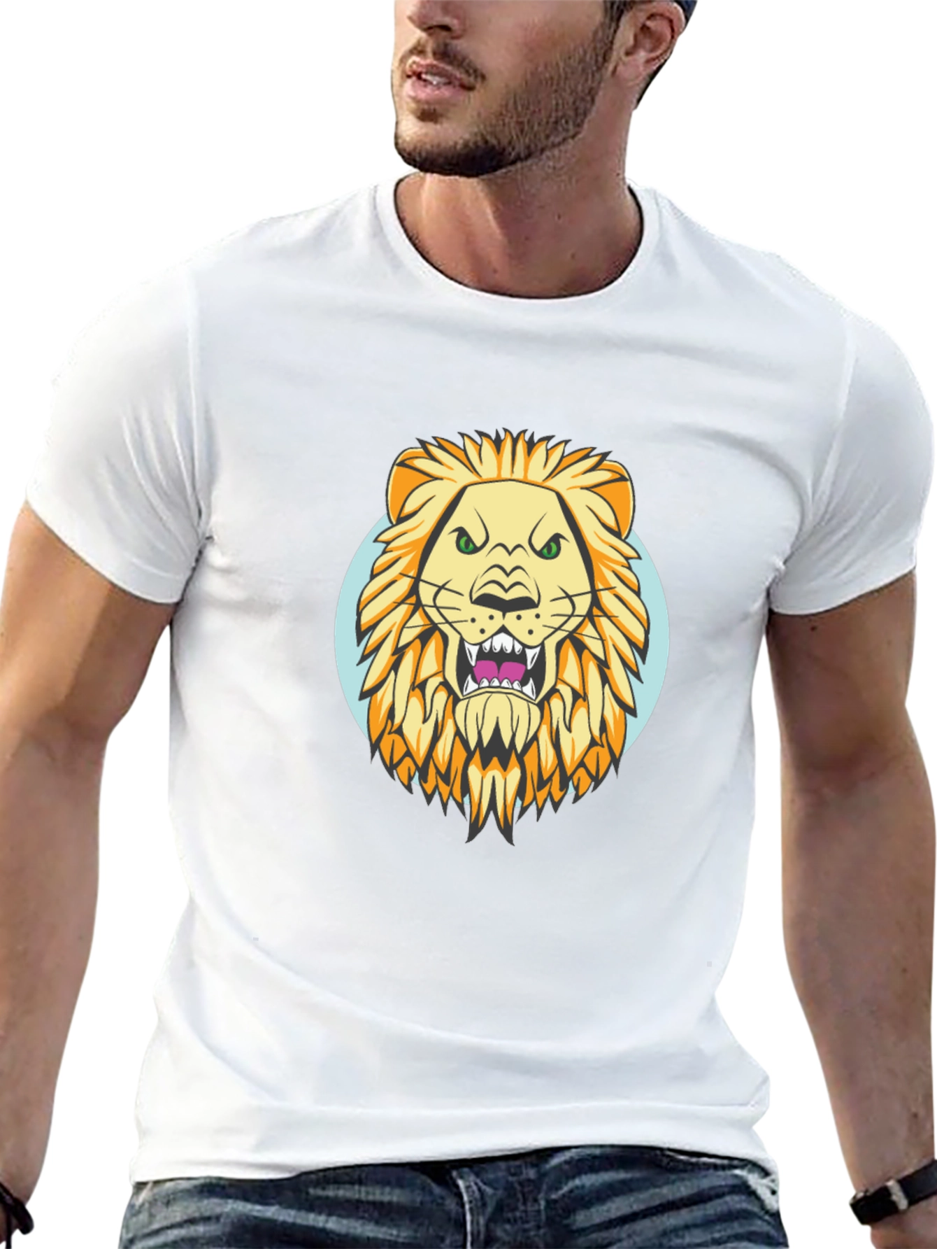 Black Lion Graphic Tee - Fierce Style view 13