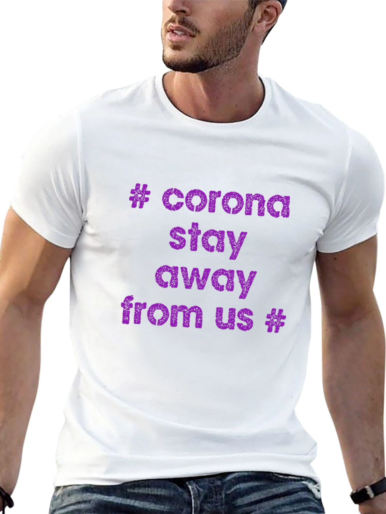 Black Corona Stay Away T-Shirt - Bold Statement Tee view 13