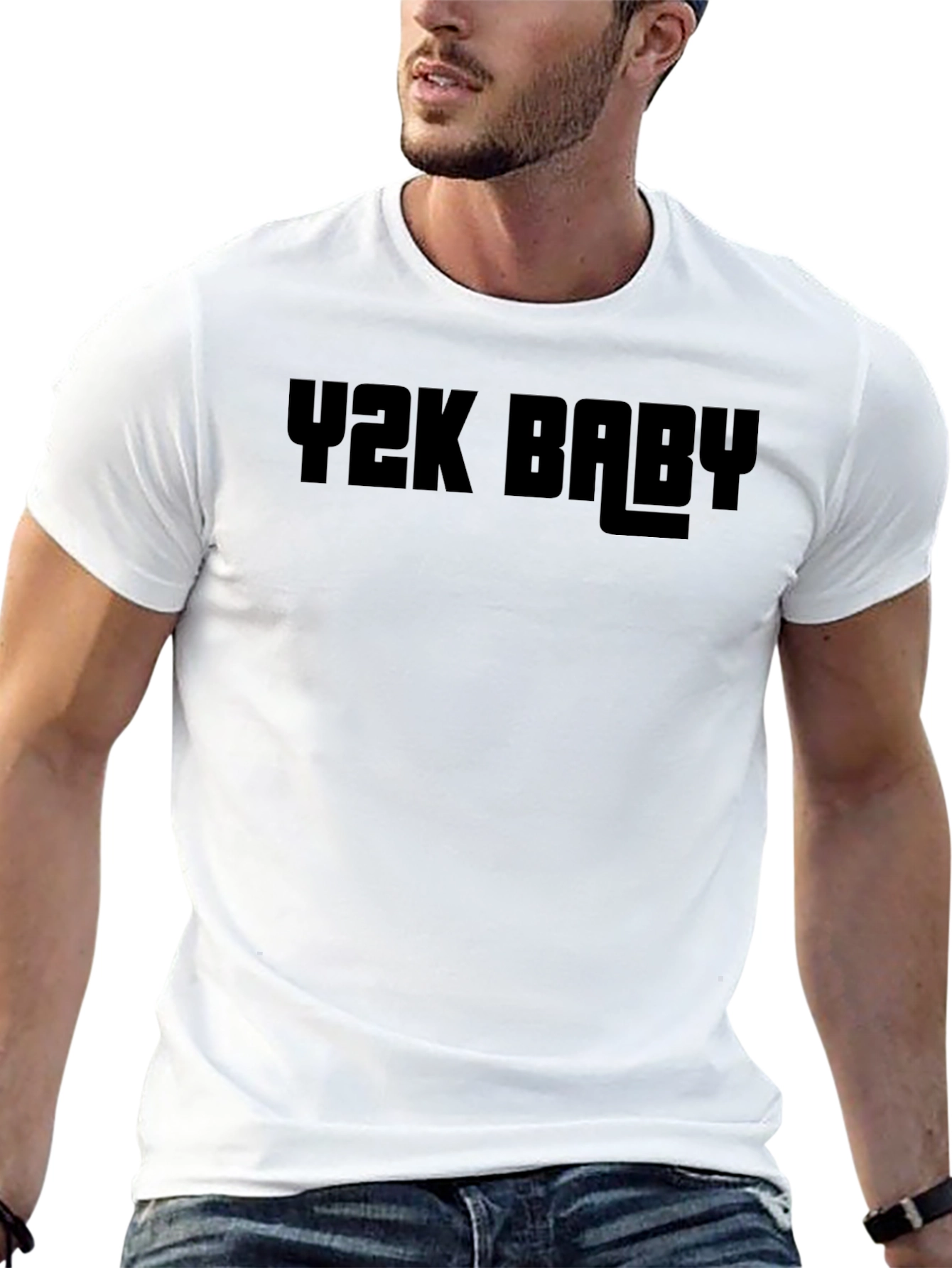 Black Y2K Baby Black Graphic T-Shirt view 13