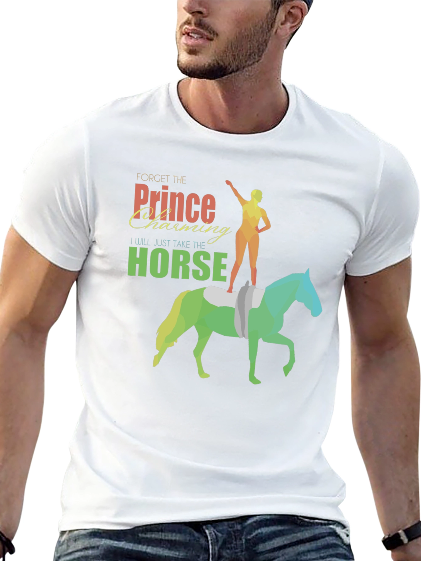 Black Forget Prince Charming Graphic Tee view 13