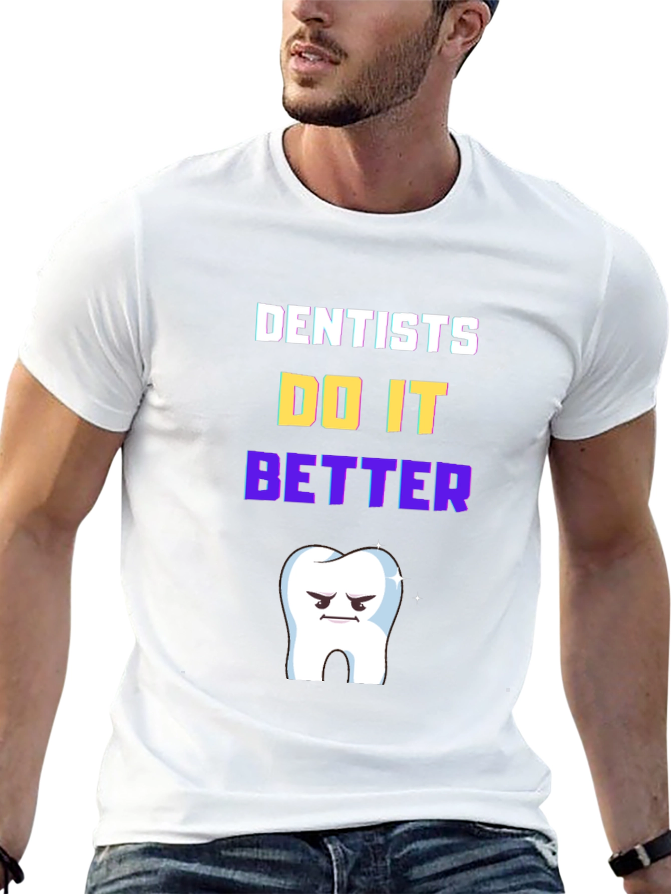 Black Dentists Do It Better T-Shirt view 13