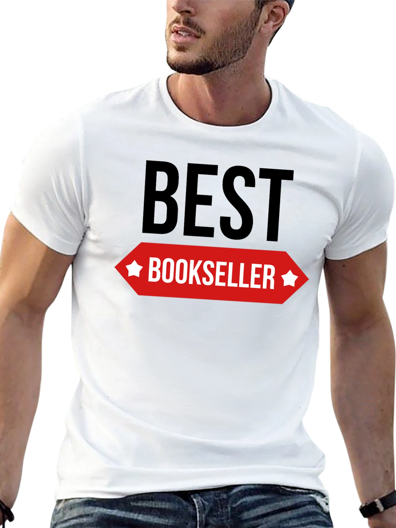 Black Best Bookseller Graphic Tee - Black view 13