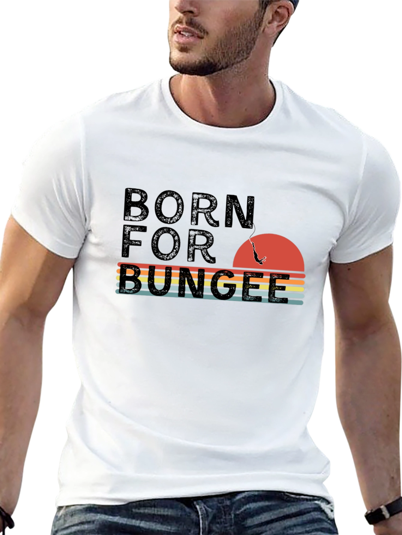 Born for Bungee Retro Graphic Tee - 13