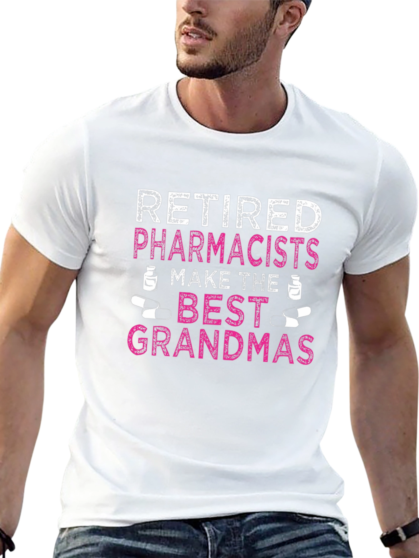 Black Retired Pharmacist Grandma T-Shirt view 13