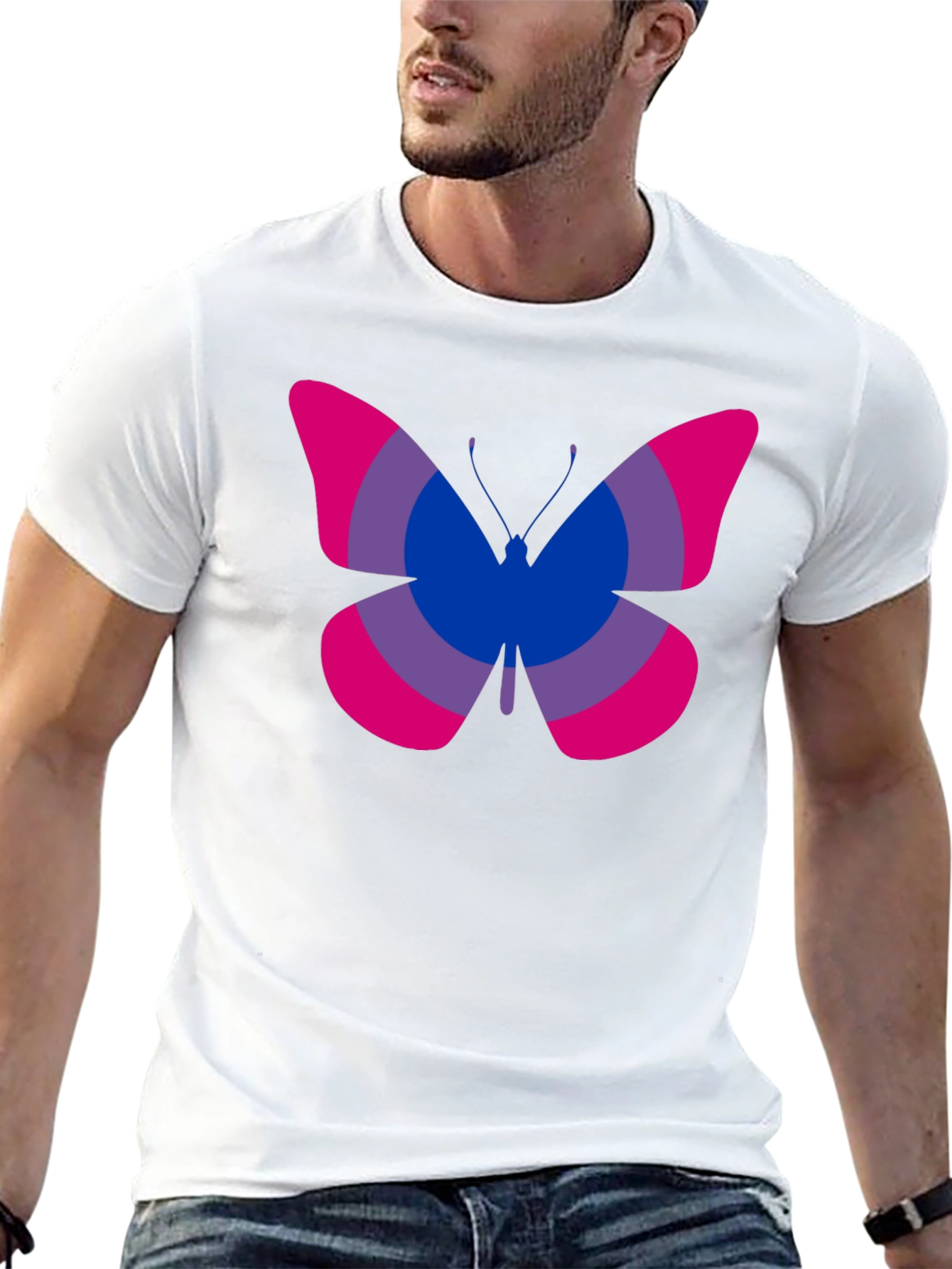 Bi Pride Butterfly T-Shirt - 13