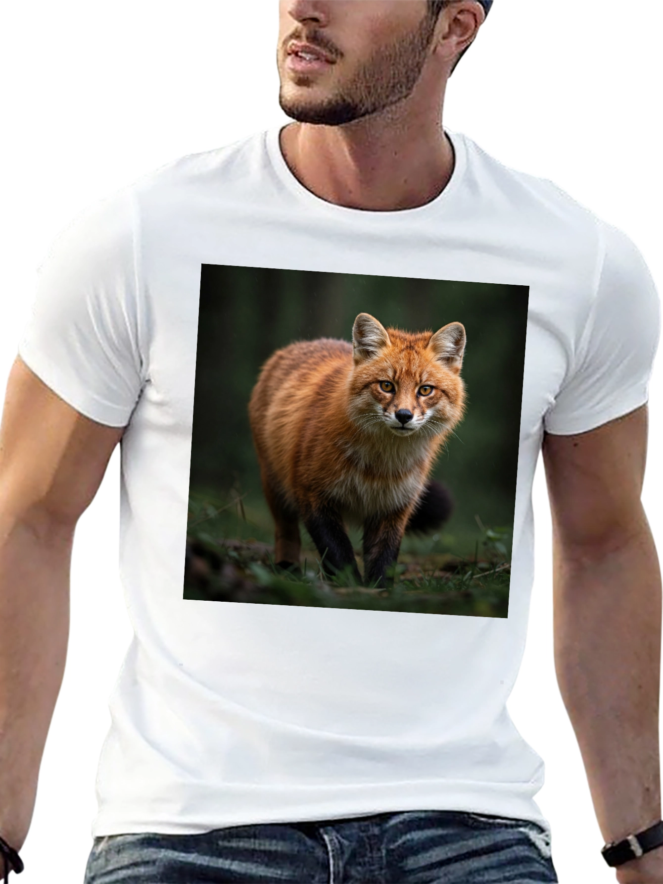 Black Fox Graphic T-Shirt - Nature Lover Tee view 13