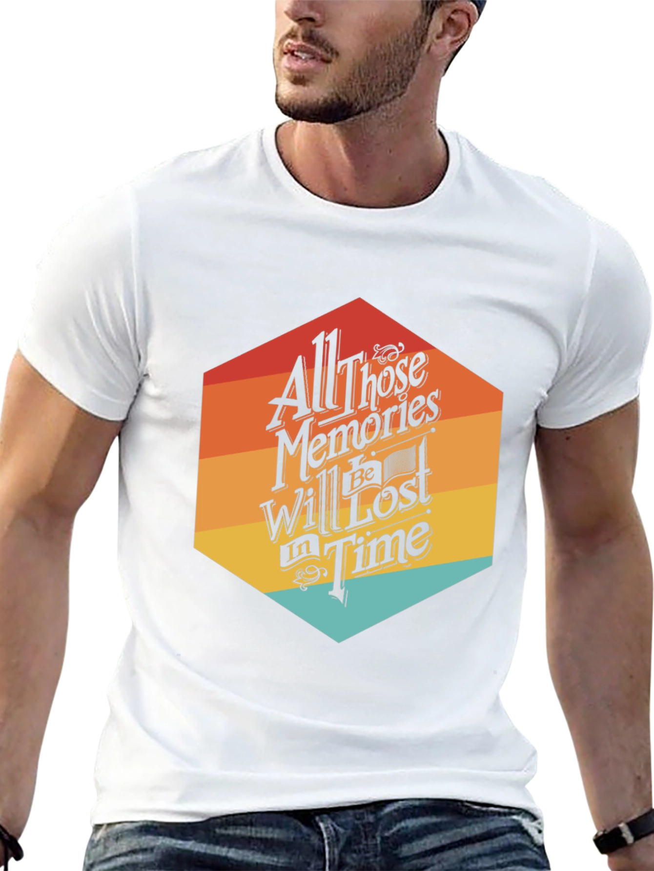 Black All Those Memories T-Shirt view 13