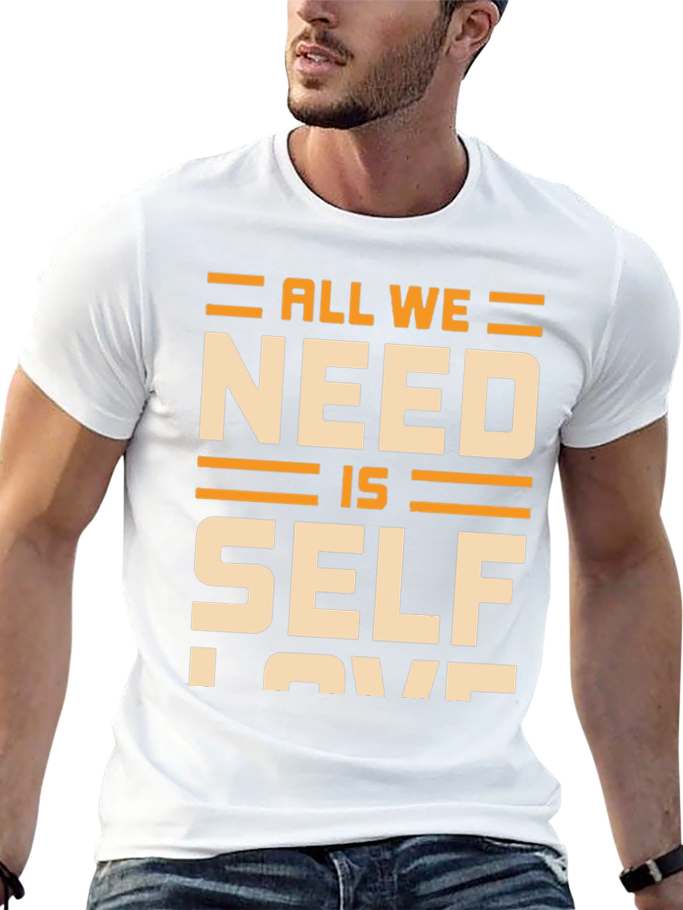 Black All We Need Is Self Love T-Shirt - Black view 13