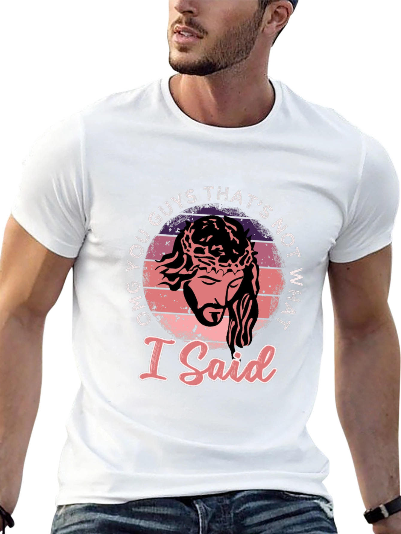 Black OMG You Guys That's Not What I Said T-Shirt view 13