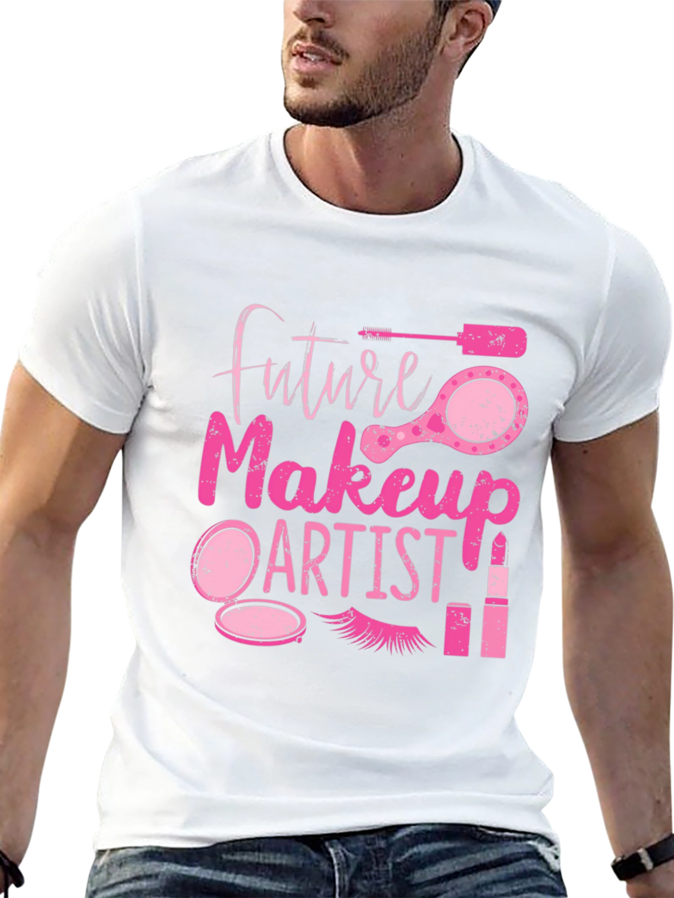 Black Future Makeup Artist T-Shirt - Beauty Fashion view 13