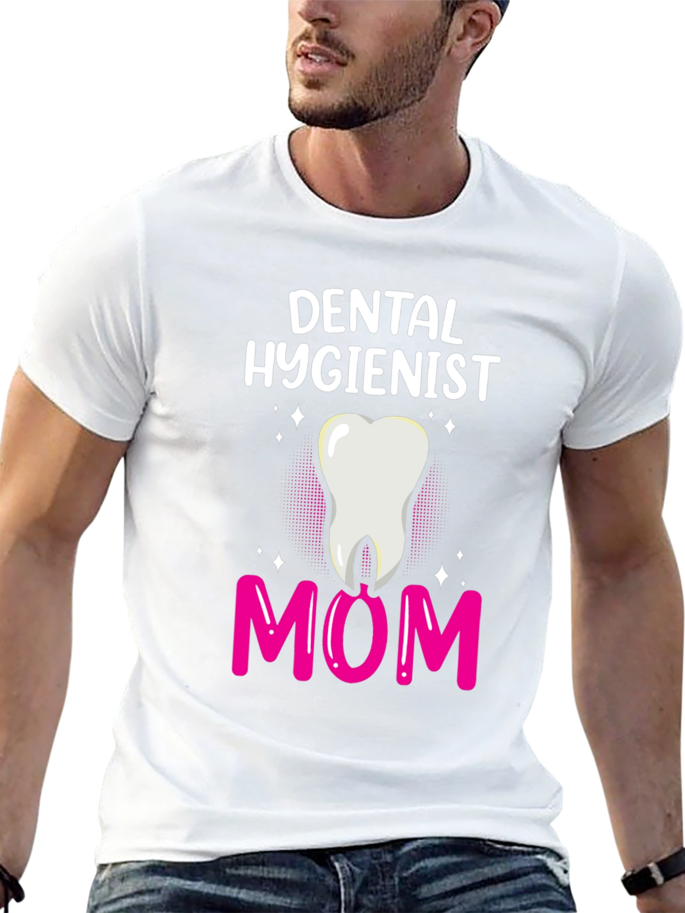 Black Dental Hygienist Mom T-Shirt view 13