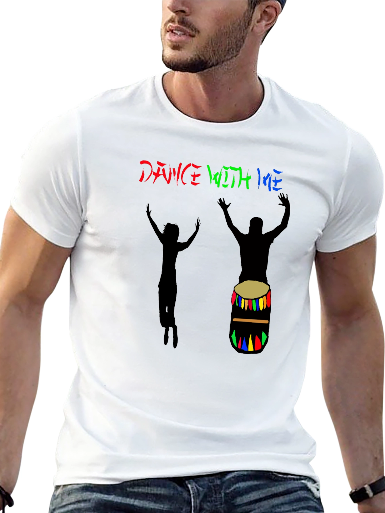Black Dance With Me Graphic Tee view 13