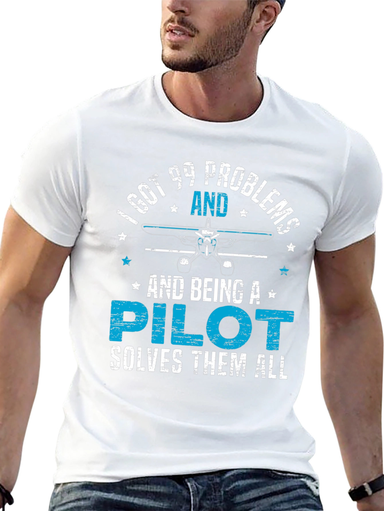 Pilot Problems Funny T-Shirt | Aviation Tee - 13