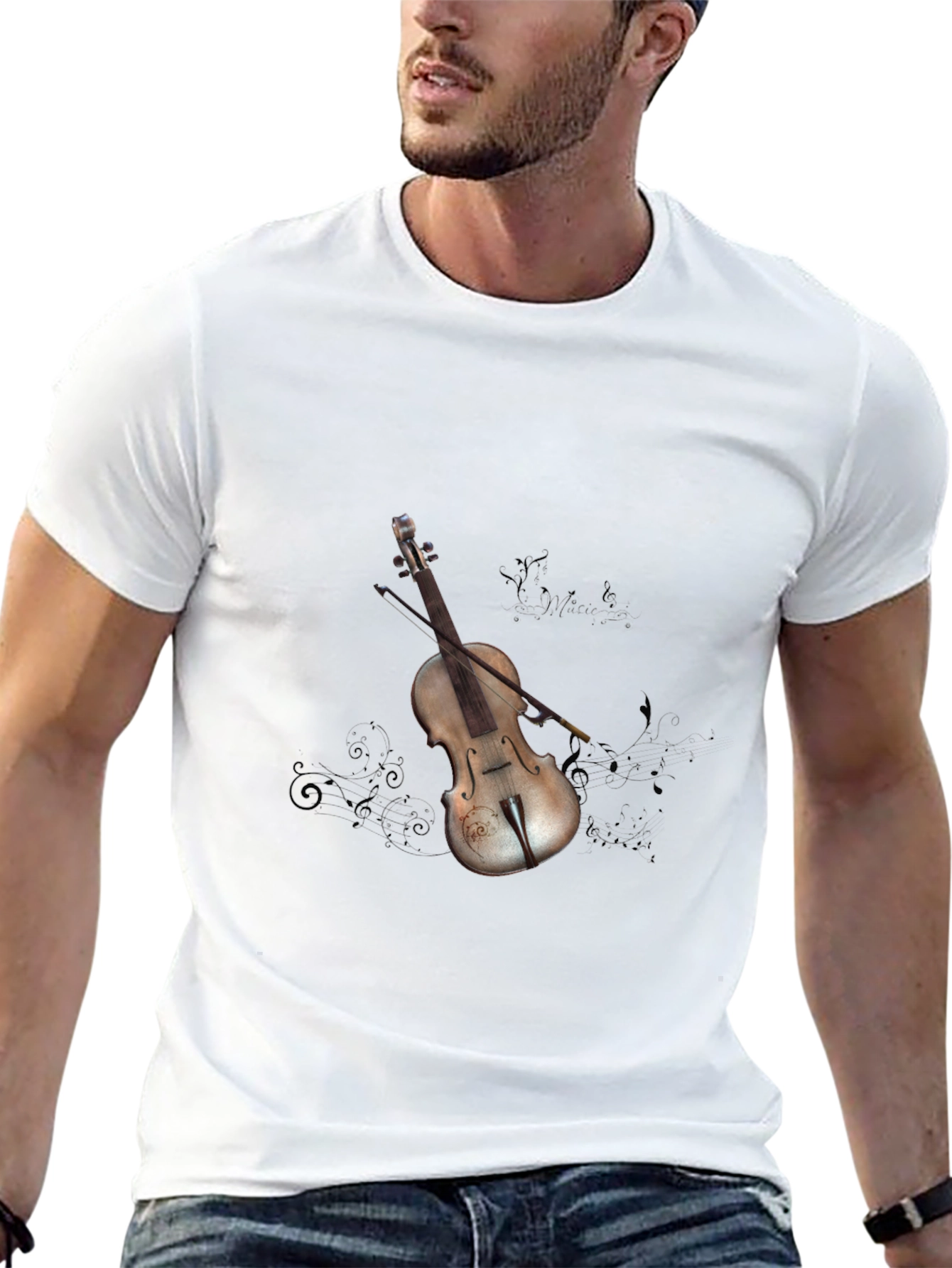 Black Violin Graphic Tee - Stylish Music Lover's Shirt view 13