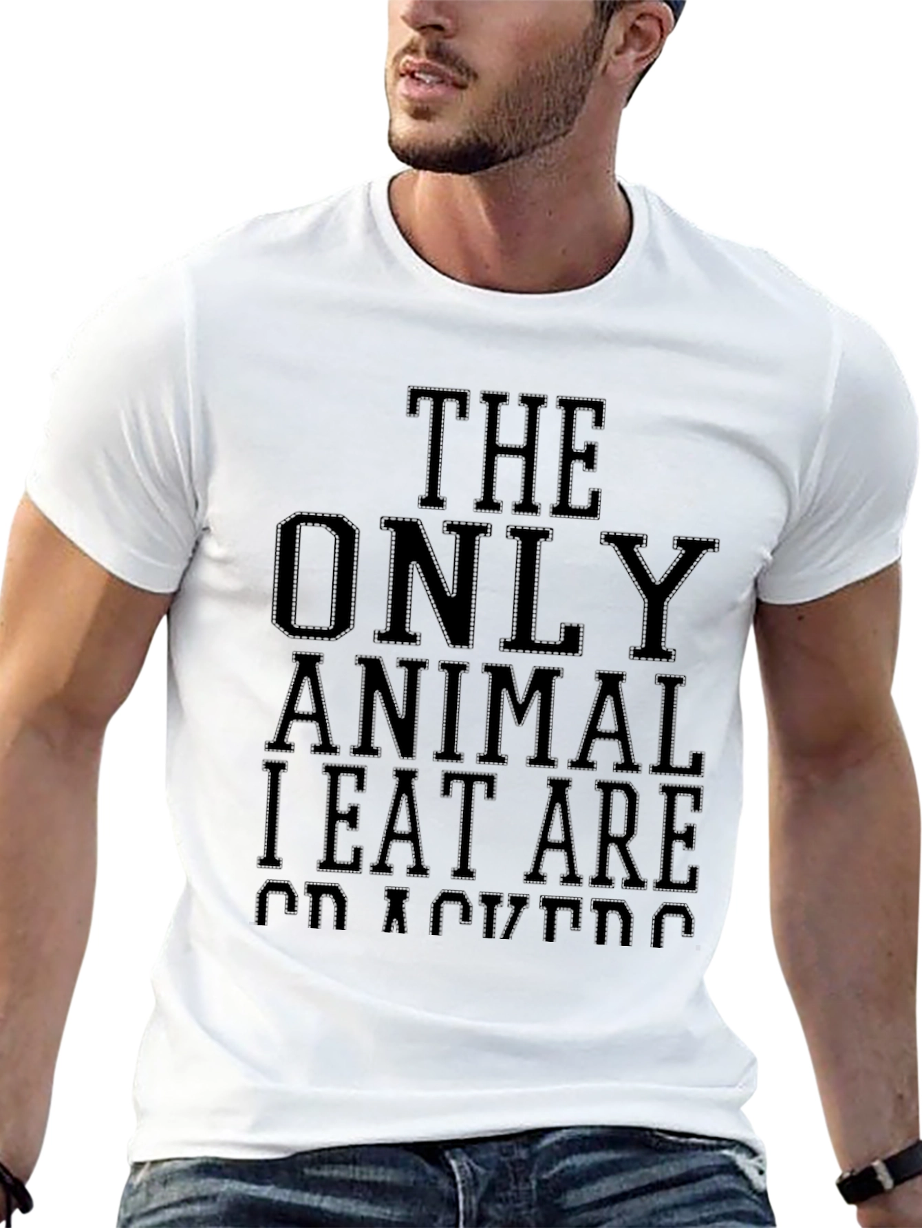 Black Funny Sarcastic Animal Lover T-Shirt view 13