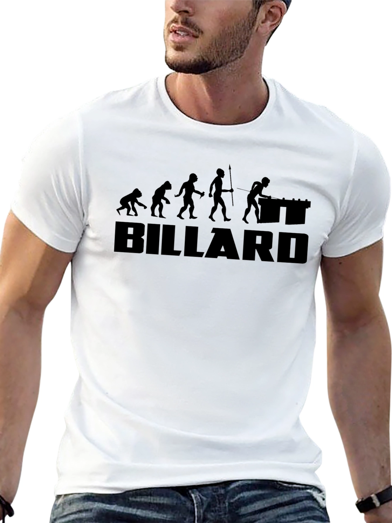 Black Evolution Billard T-Shirt - Black view 13