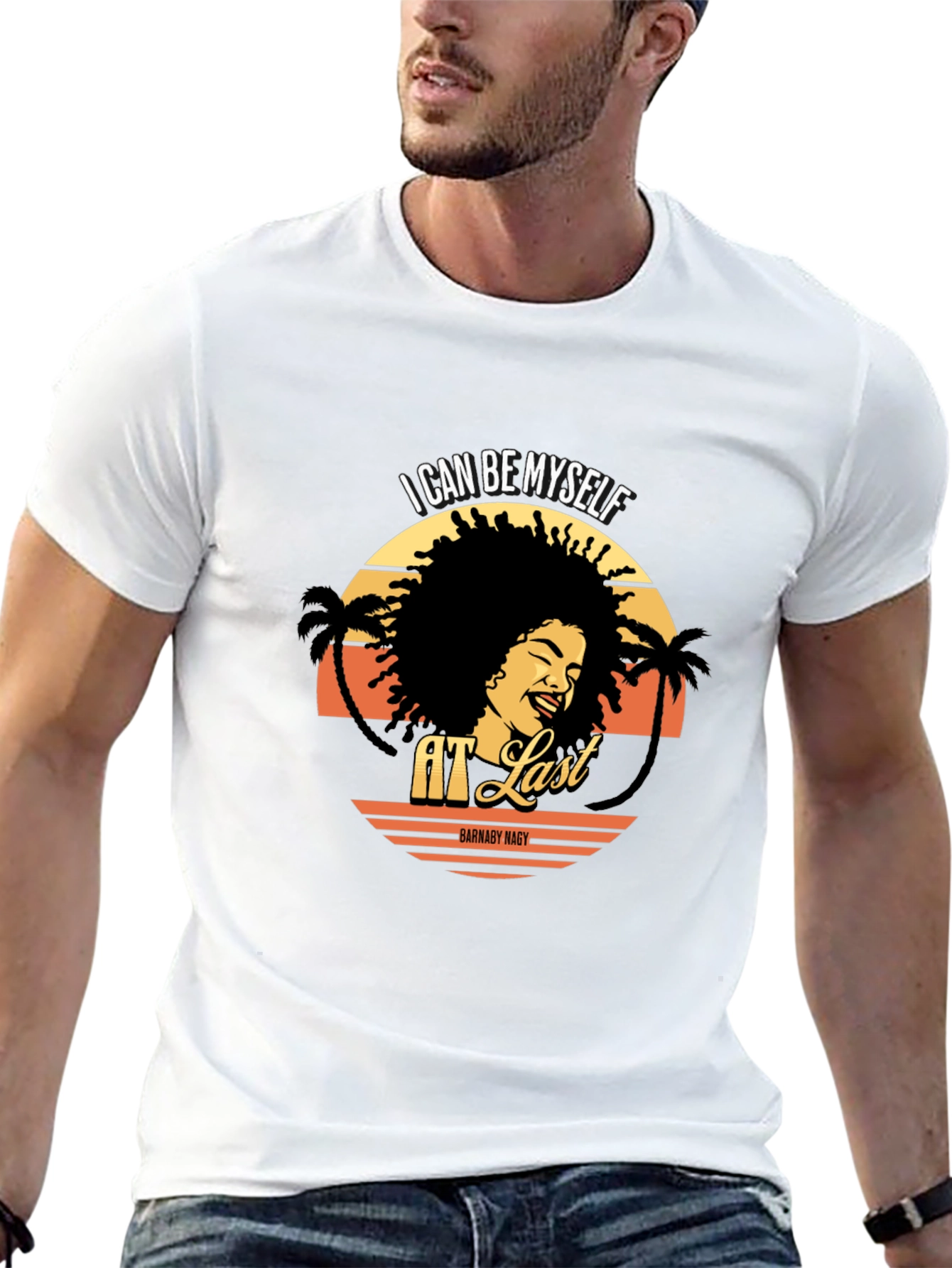 Black I Can Be Myself At Last Tee view 13