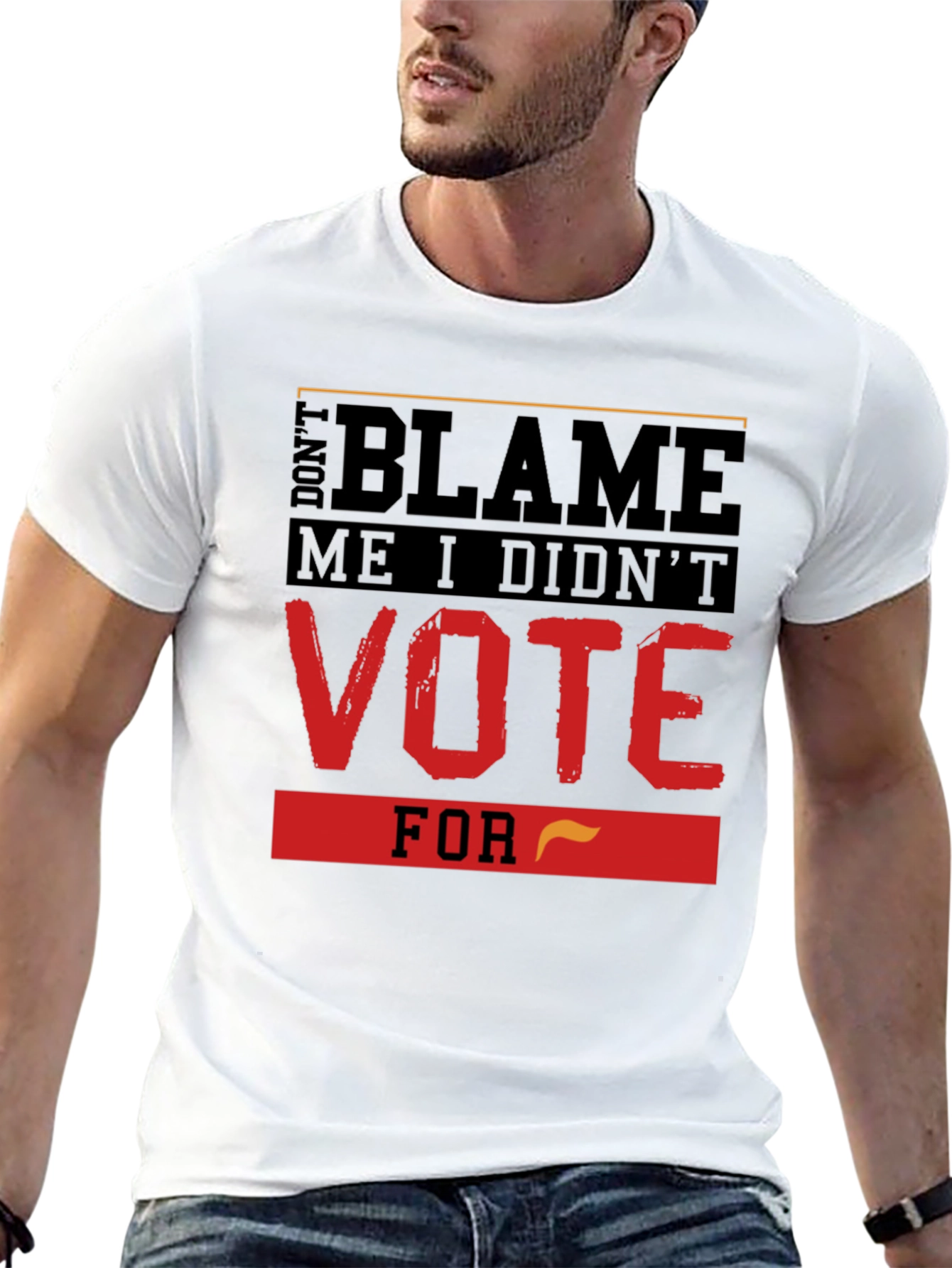 Black Don't Blame Me T-Shirt, Vote Political Tee view 13