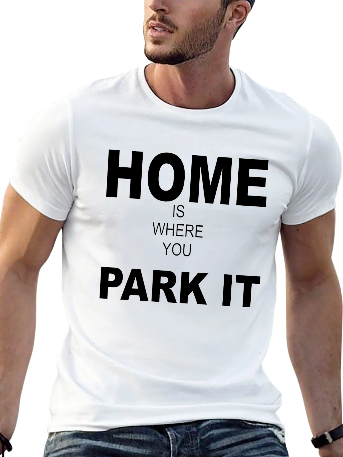 Black Home Is Where You Park It - Graphic T-Shirt view 13