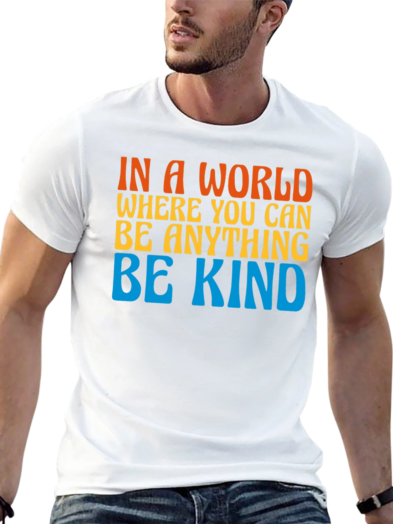 Black Be Kind Graphic T-Shirt - Soft Cotton Blend view 13
