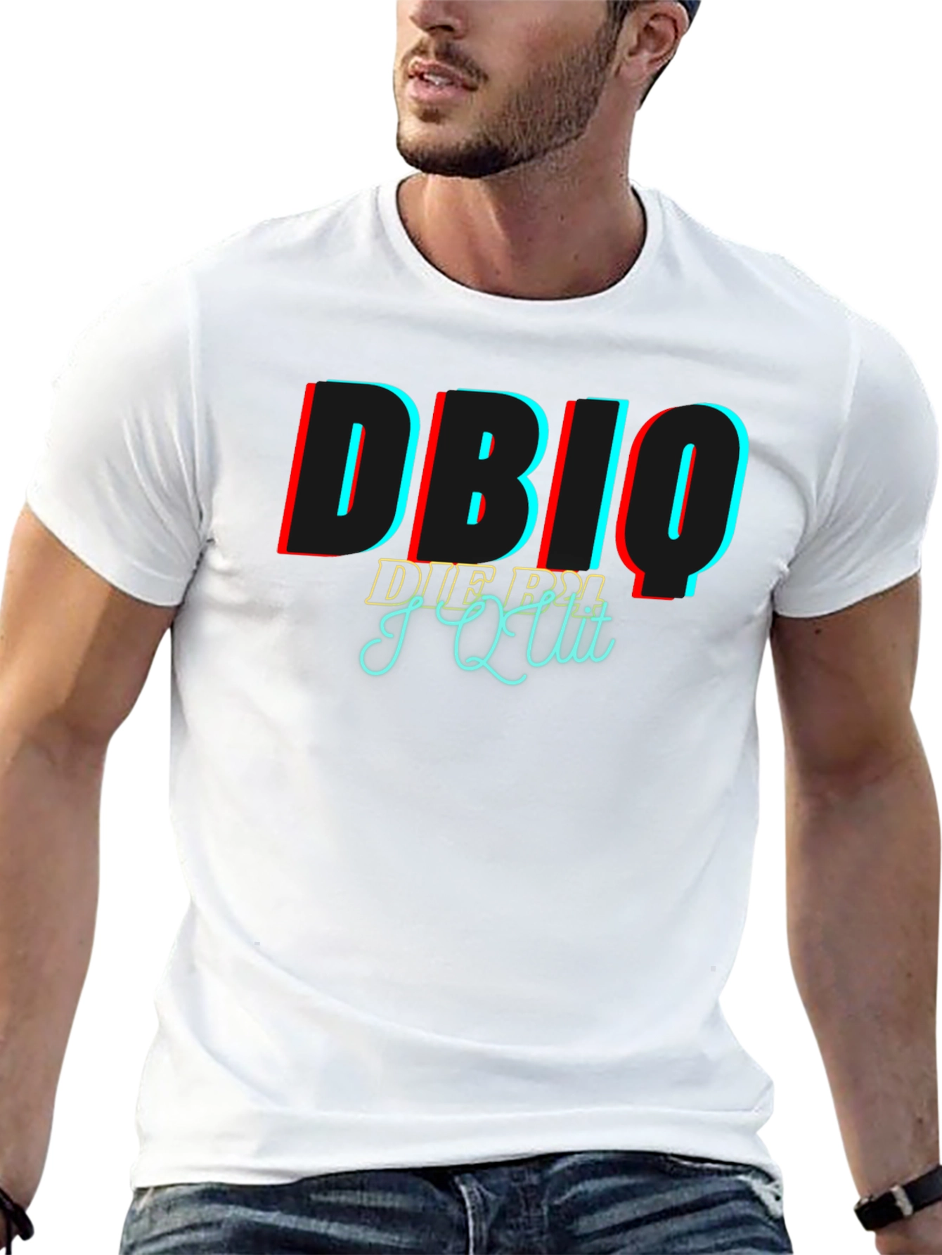 Black DBIQ I Quit Black Graphic T-Shirt view 13