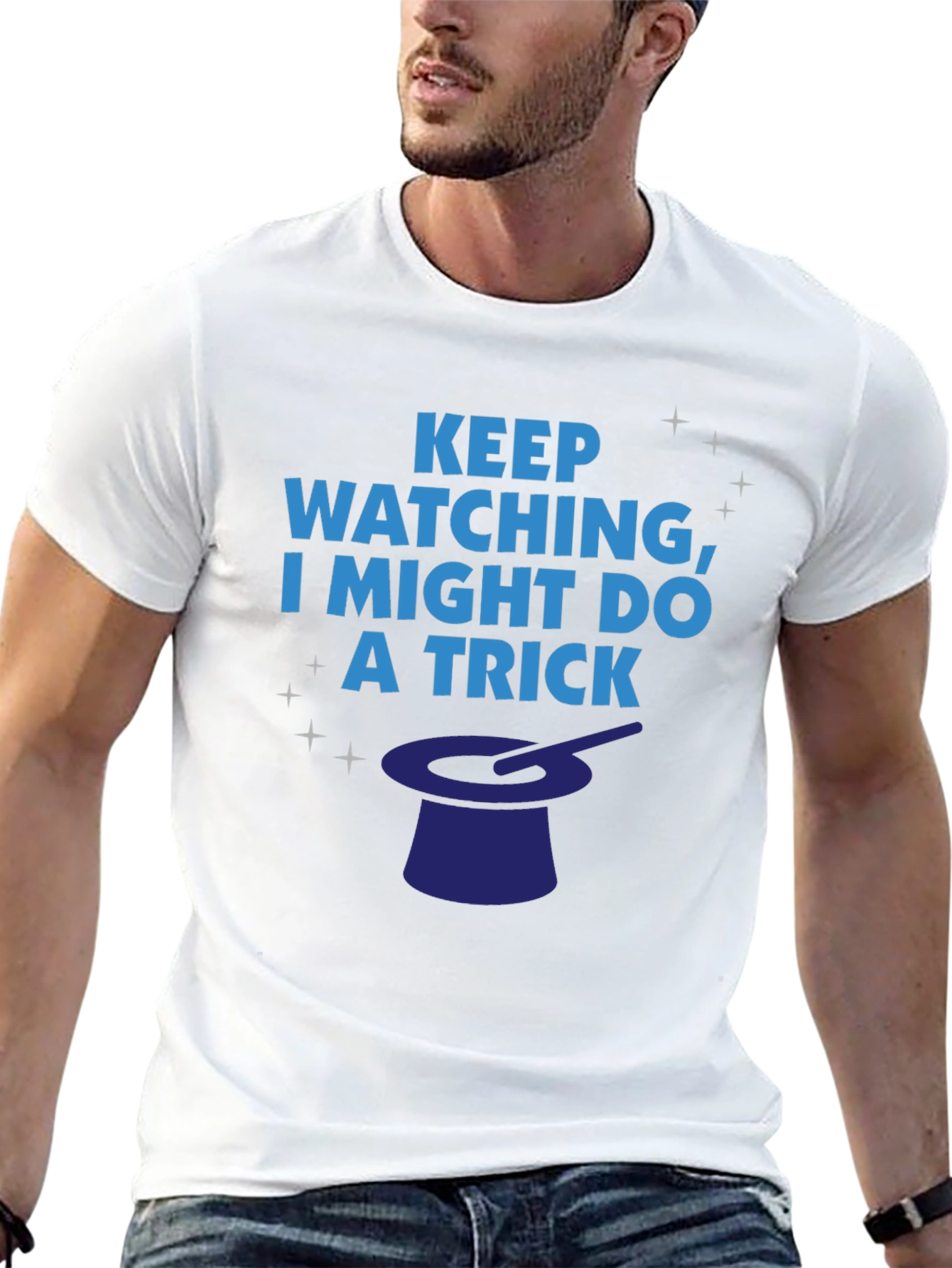 Black Magic Trick T-Shirt - Keep Watching Graphic Tee view 13