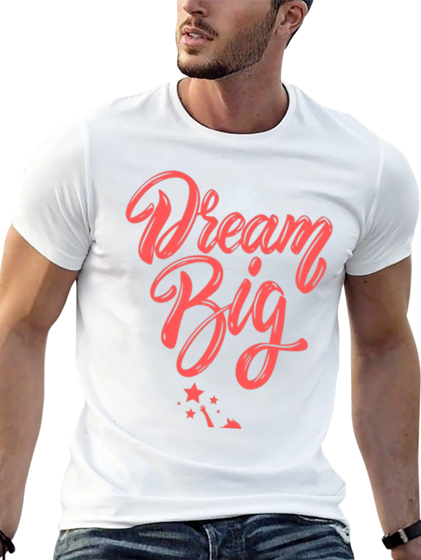 Black Dream Big Graphic Tee - Black T-Shirt view 13