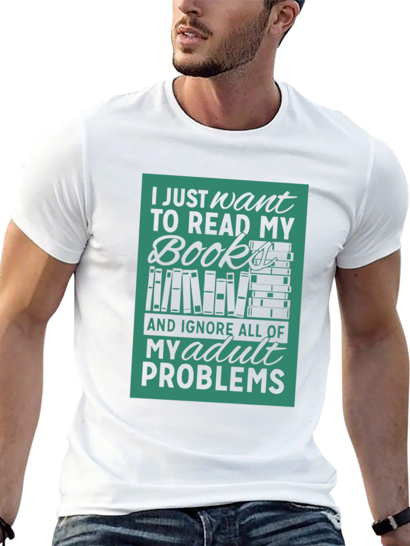 Reader's Retreat Tee - Book Lover's Statement Shirt - 13