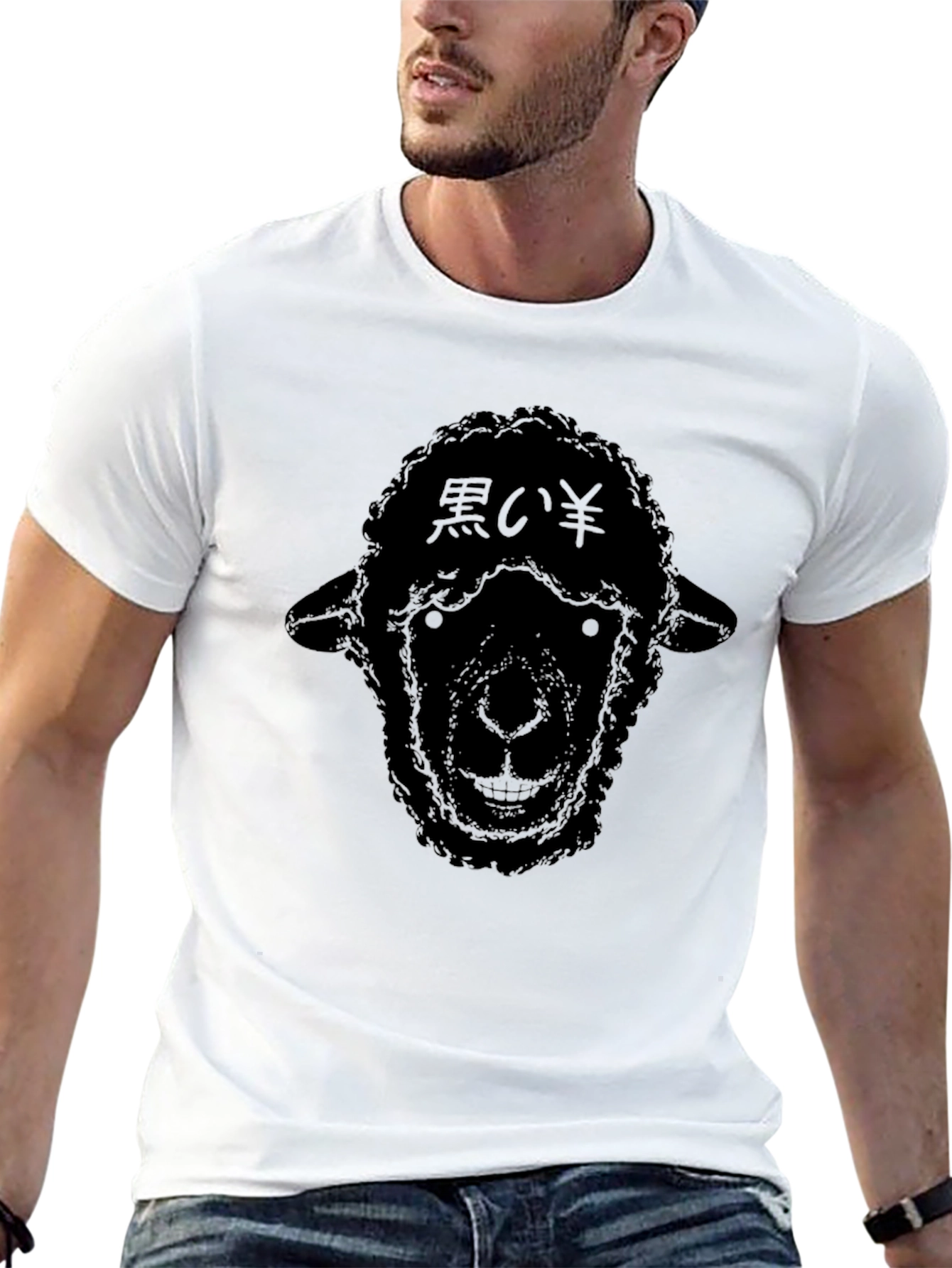 Black Black Sheep Graphic Tee - Men's Short Sleeve T-Shirt view 13