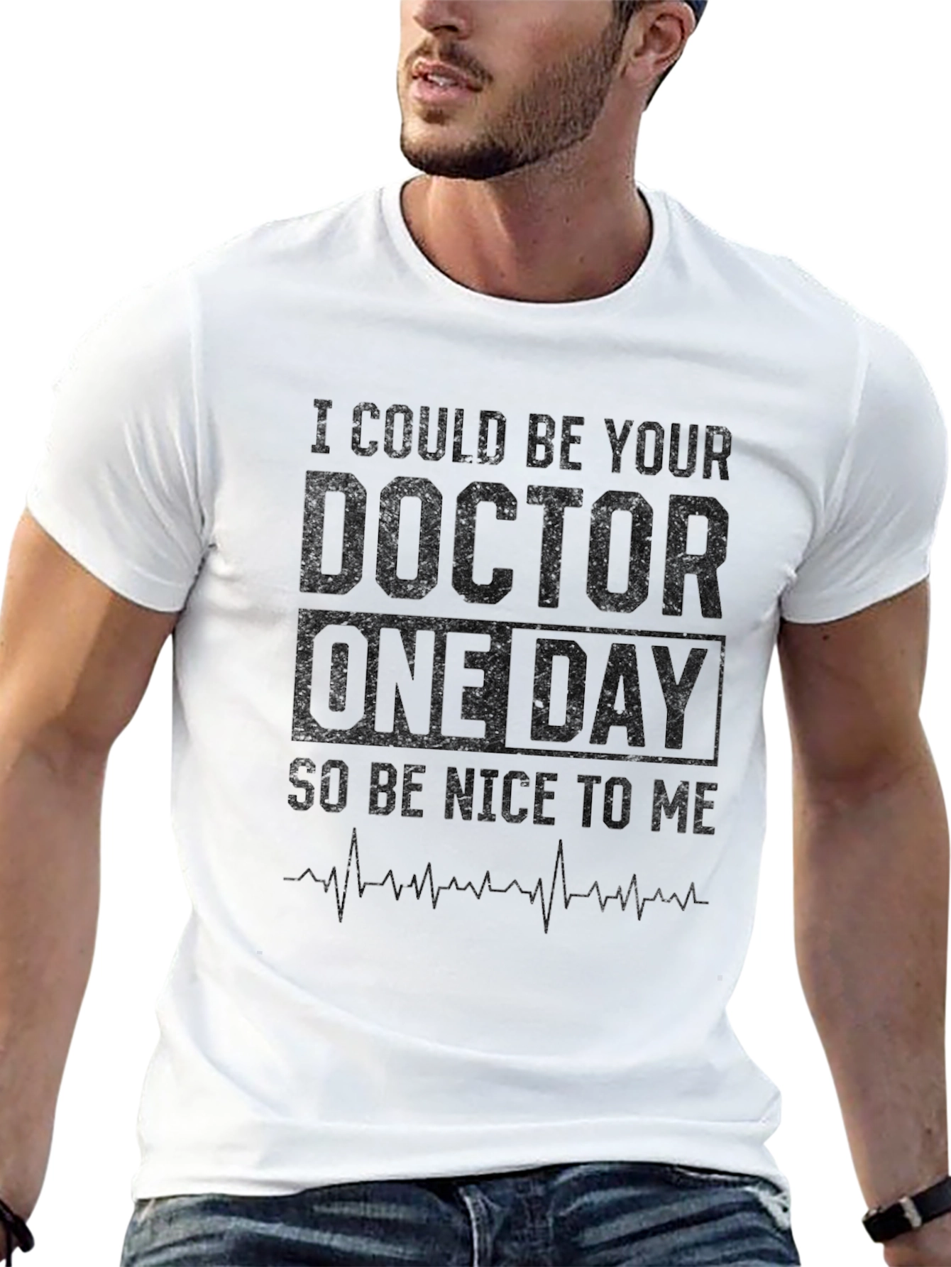 Black Doctor Someday Black T-Shirt view 13