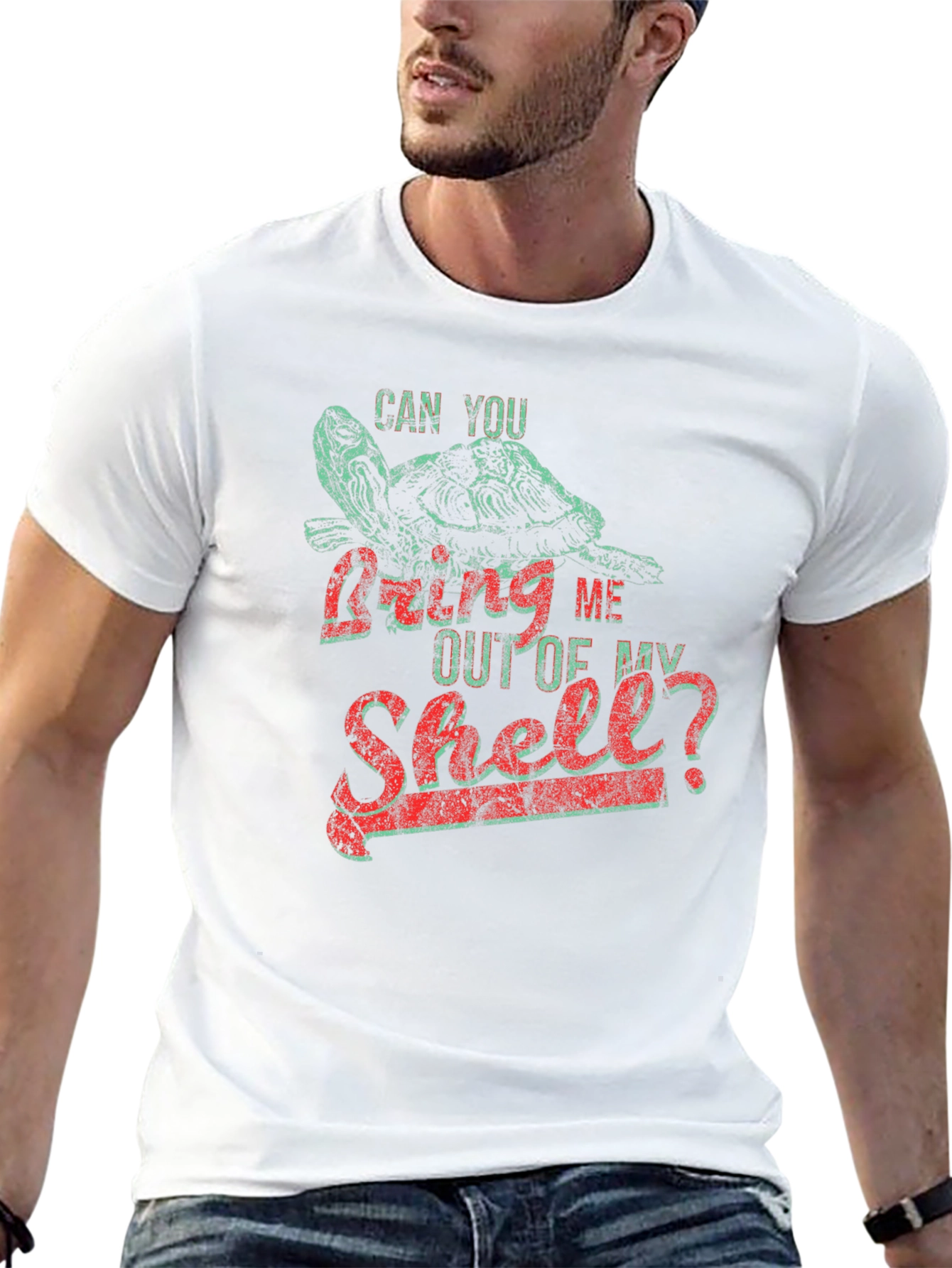 Black Turtle Graphic T-Shirt - Can You Bring Me Out of My Shell? view 13