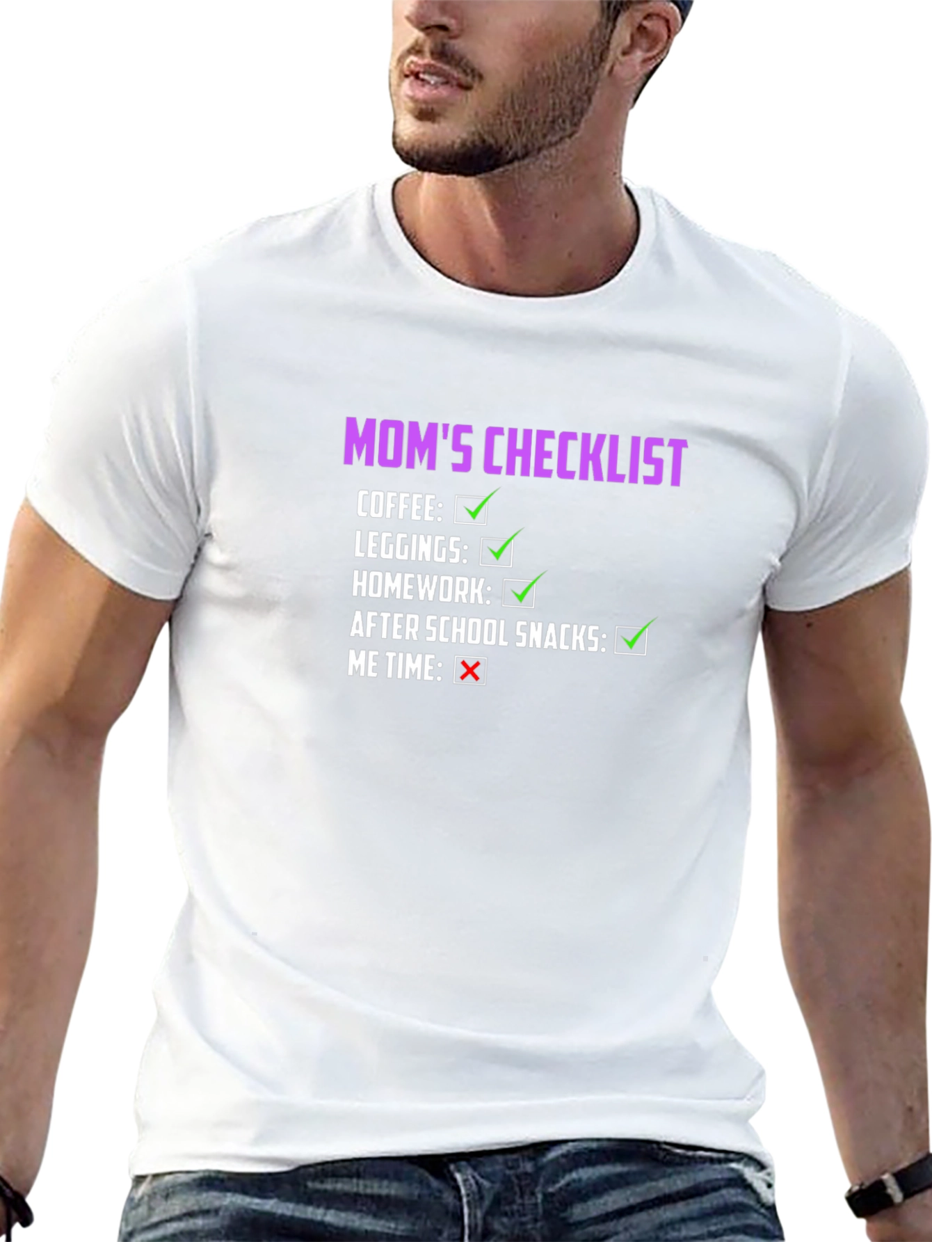 Mom's Checklist Graphic T-Shirt - 13