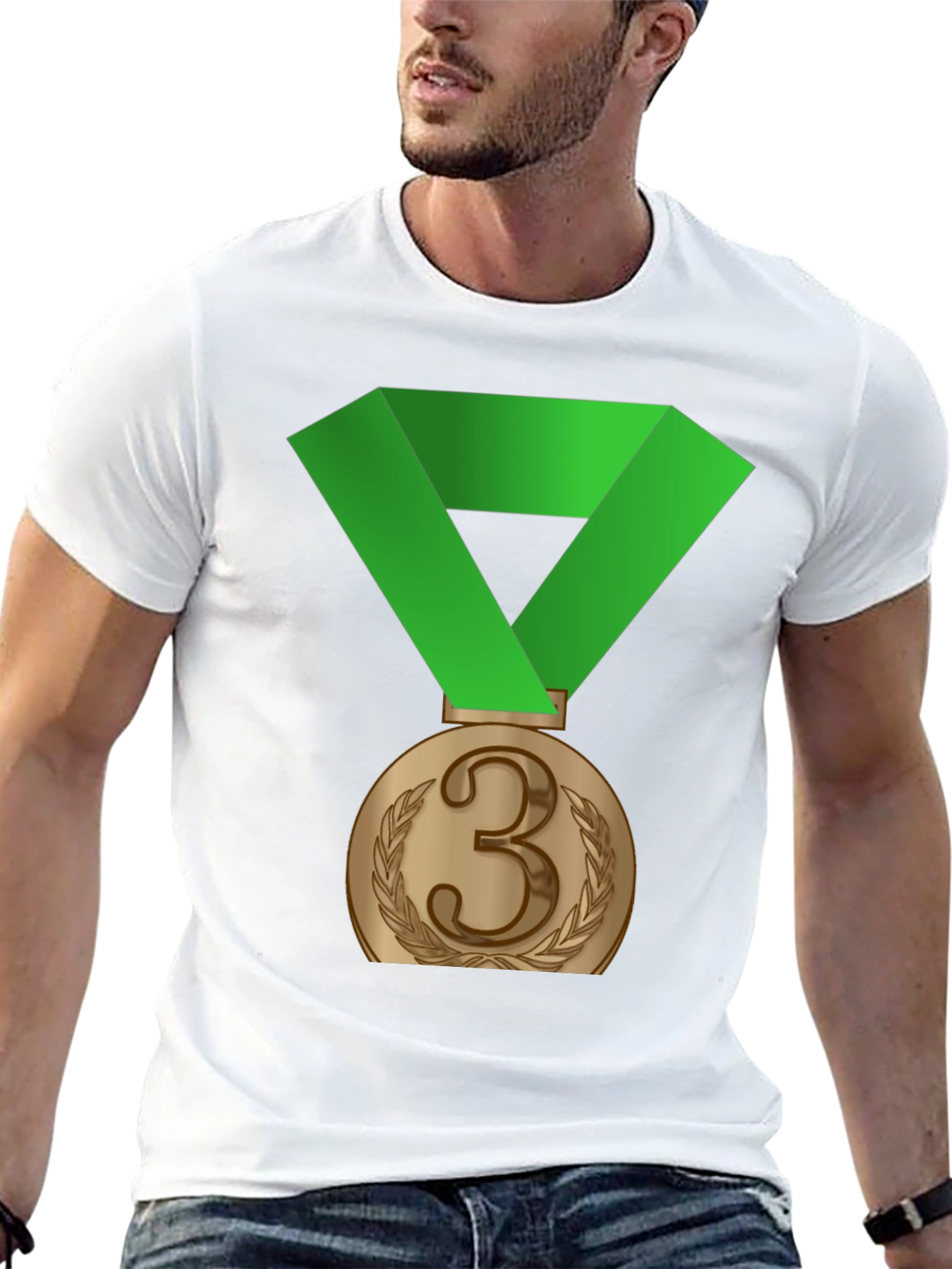 Bronze Medal T-Shirt - Third Place Award Tee - 13