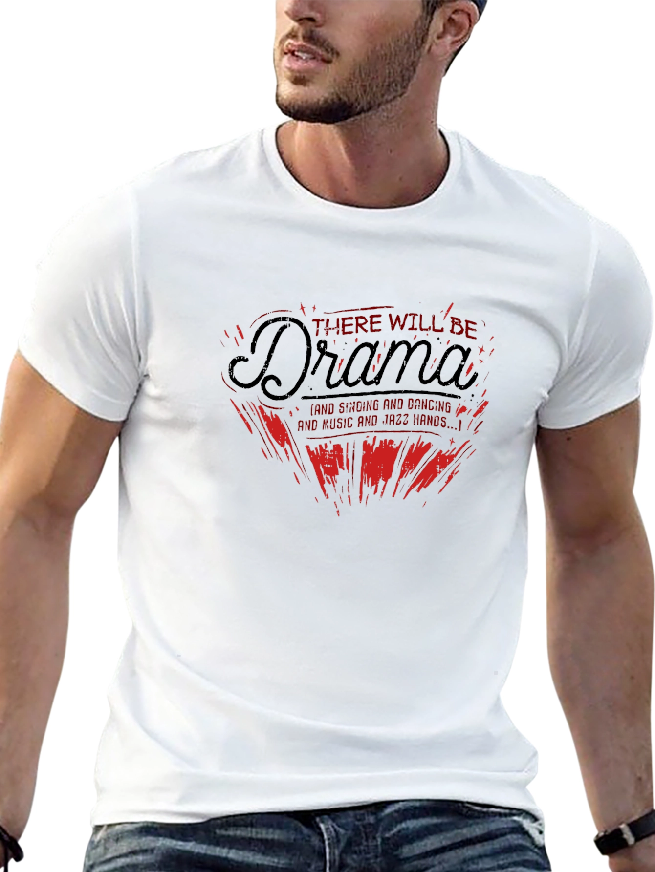 Black Drama T-Shirt: There Will Be Drama Graphic Tee view 13