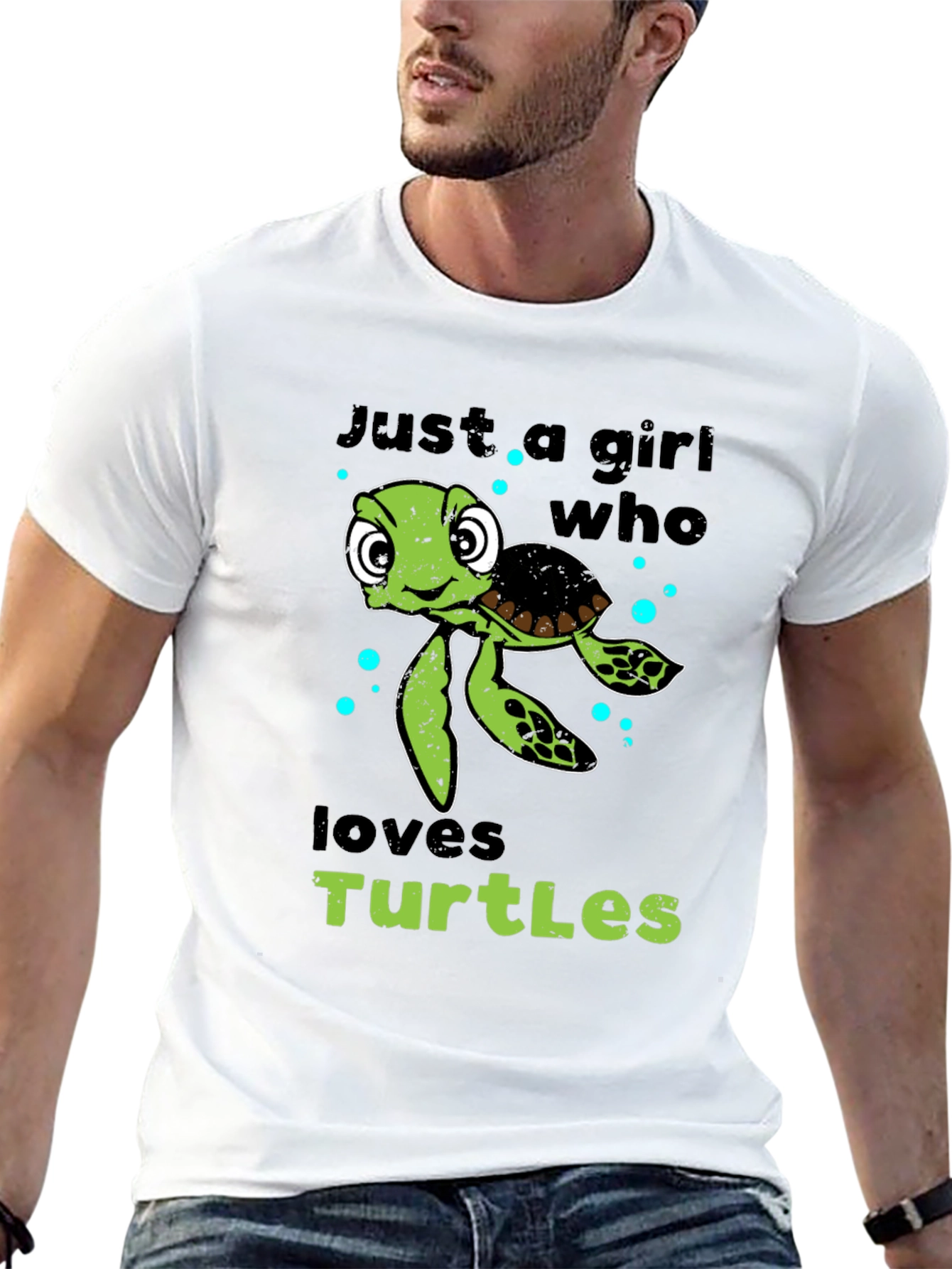 Black Girl Who Loves Turtles T-Shirt view 13