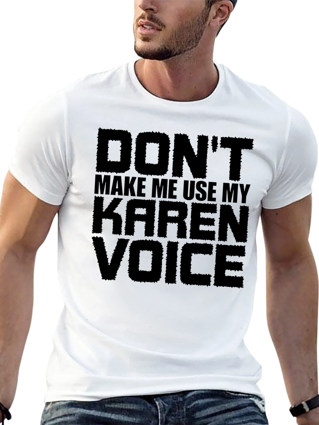 Black Don't Make Me Use My Karen Voice Graphic Tee view 13