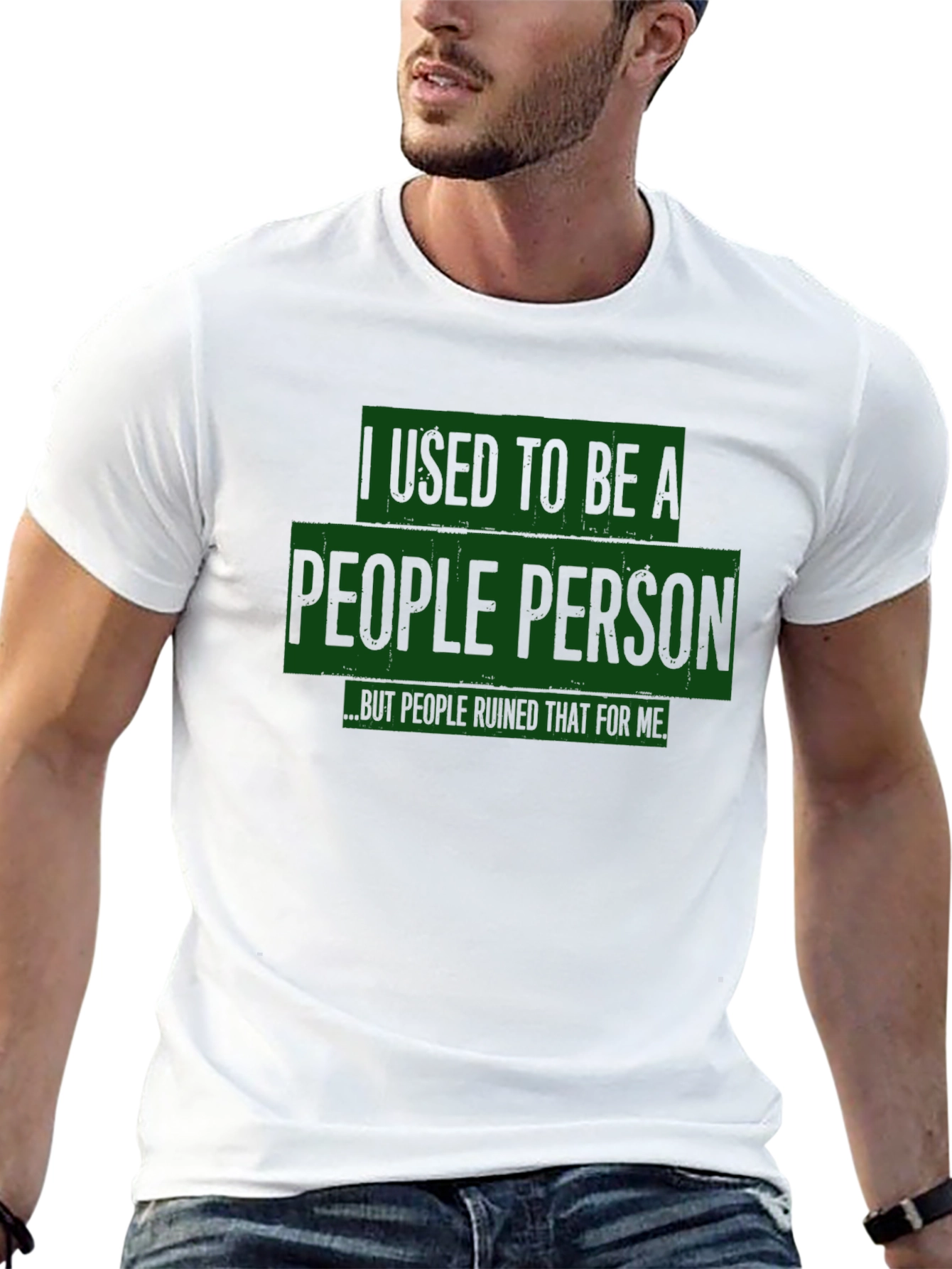 Black I Used to Be a People Person T-Shirt view 13