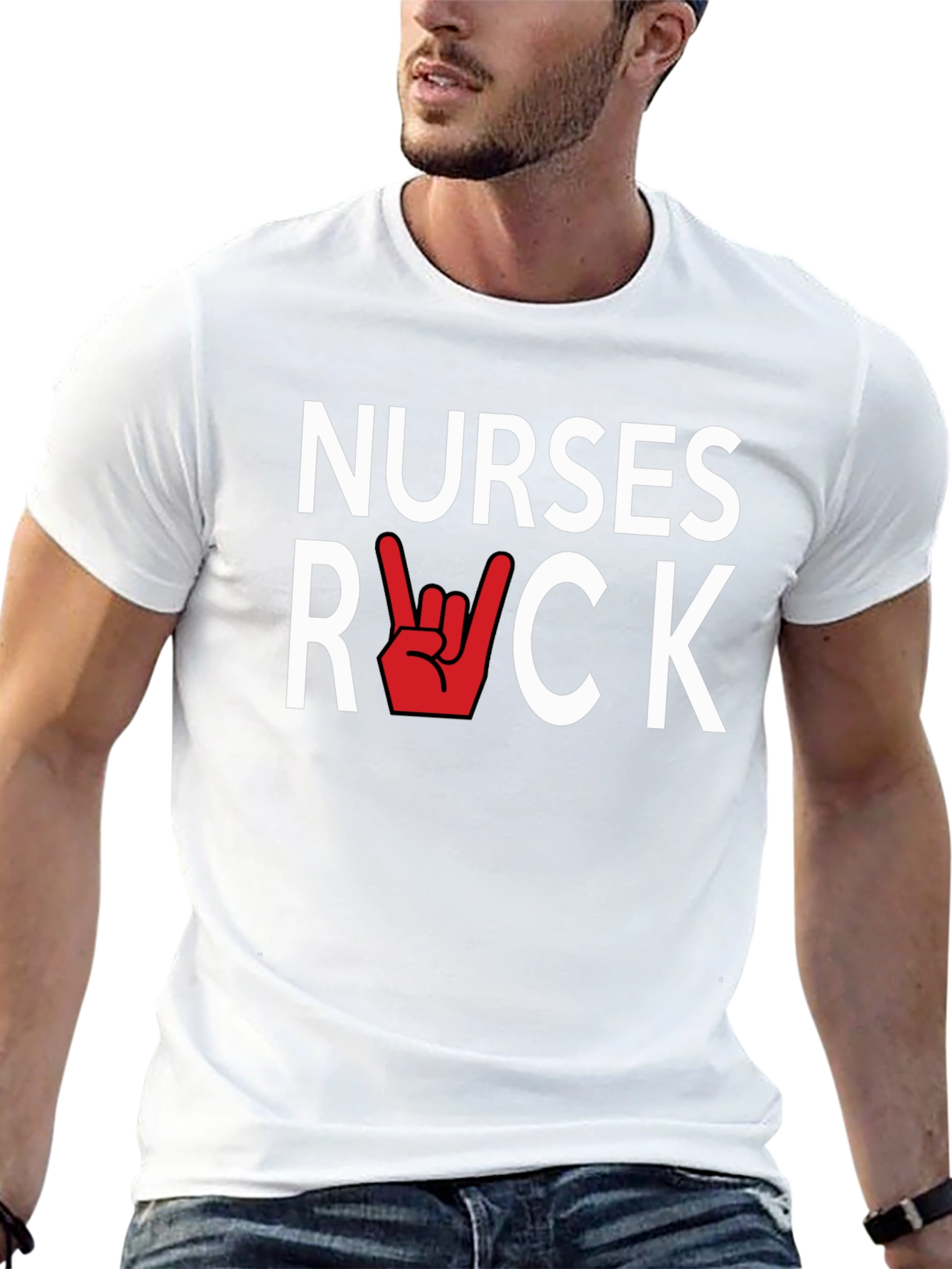 Black Nurses Rock Graphic Tee - Stylish & Comfortable view 13