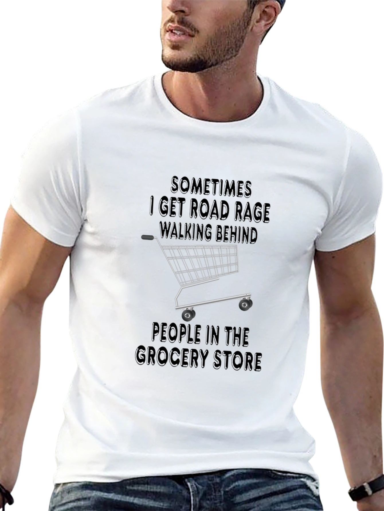 Road Rage Grocery Store T-Shirt - 13