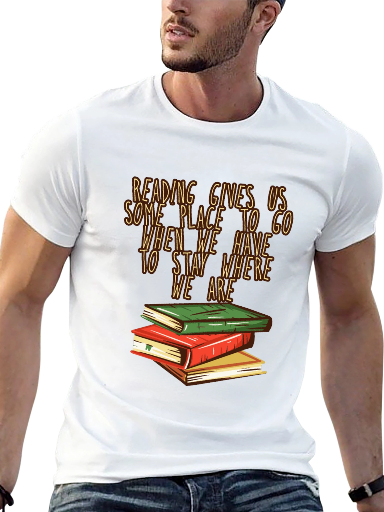 Black Reading Gives Us T-Shirt - Book Lover Tee view 13