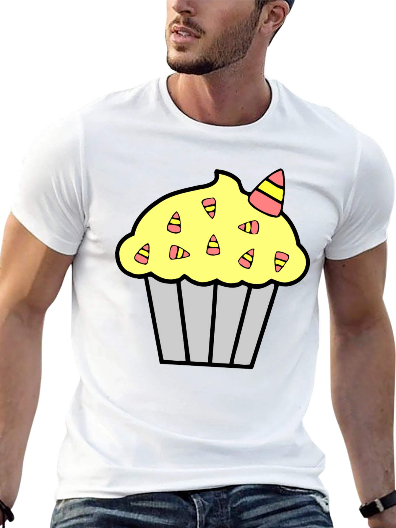 Black Cupcake Graphic T-Shirt view 13