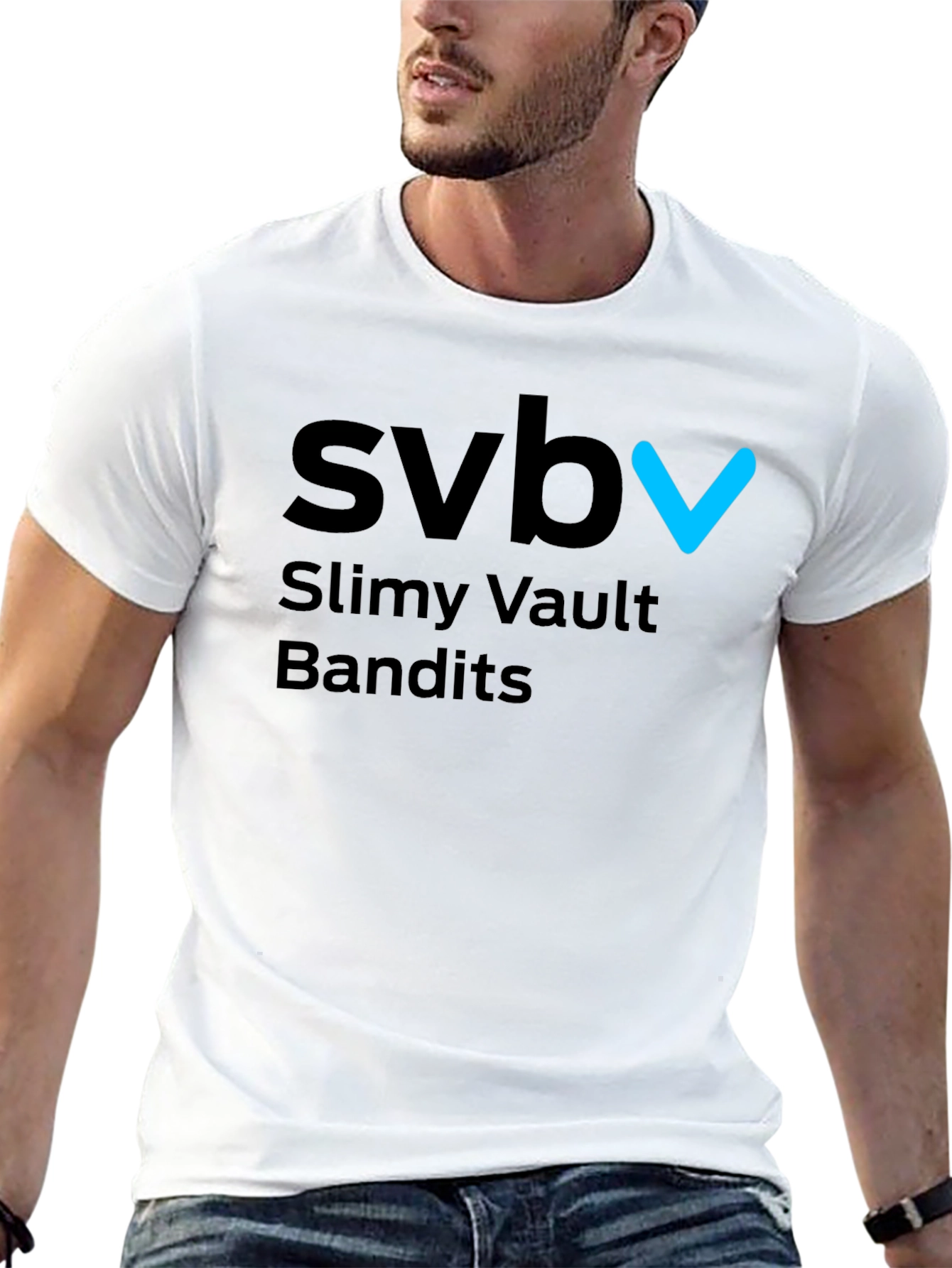 Black SVB Slimy Vault Bandits Black T-Shirt view 13