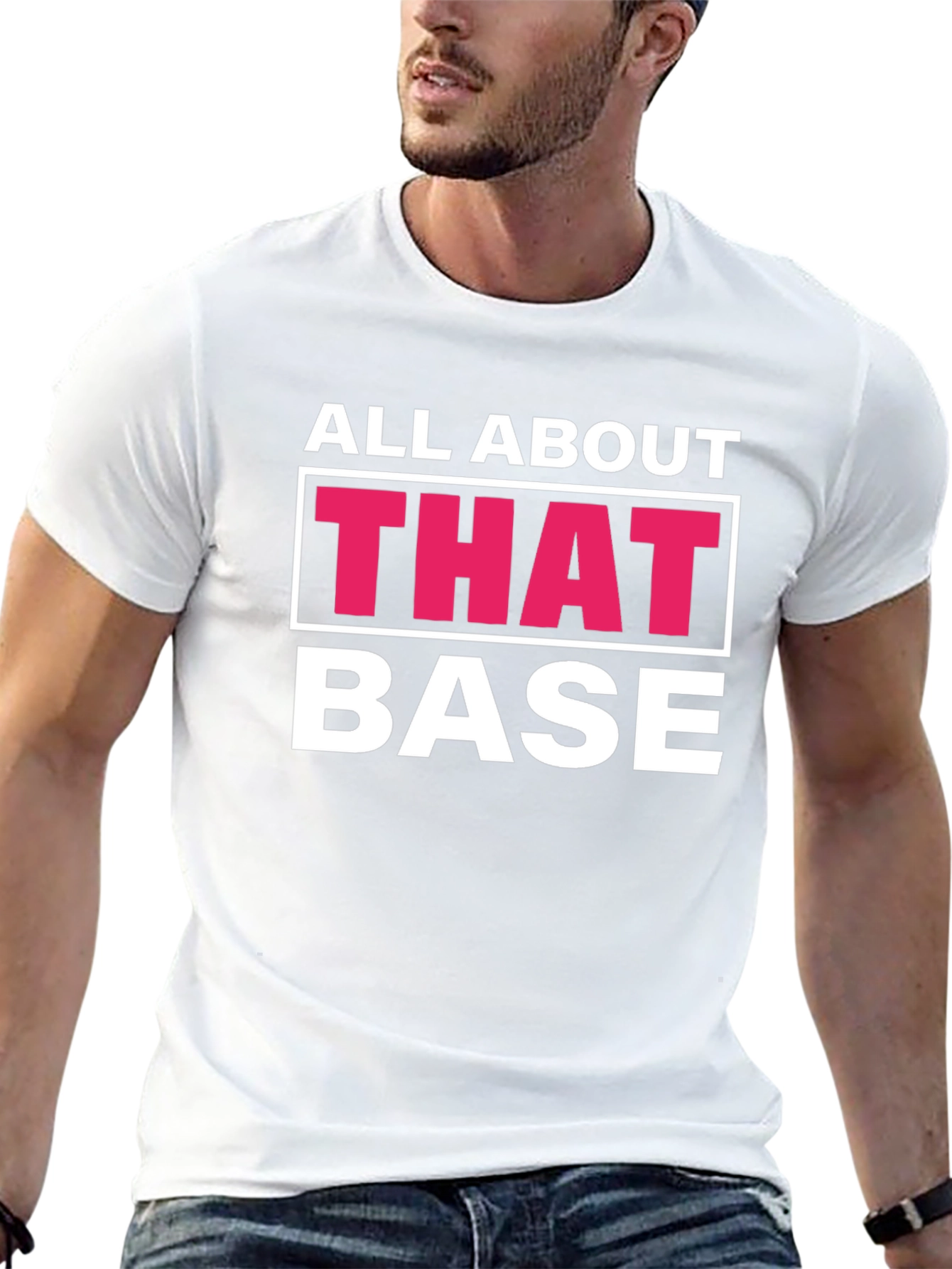 Black All About That Base T-Shirt Funny Tee view 13
