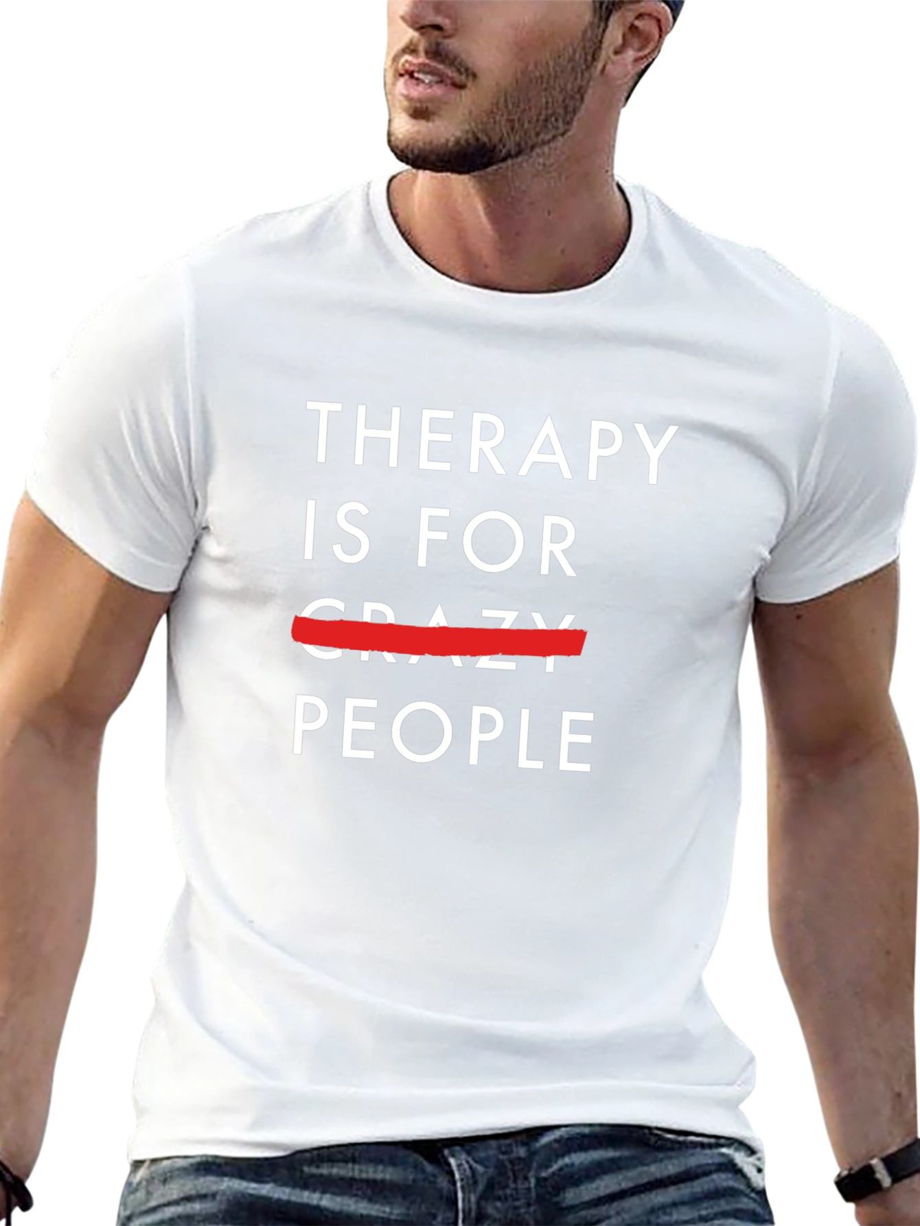 Black Therapy is for People Funny Graphic Tee view 13
