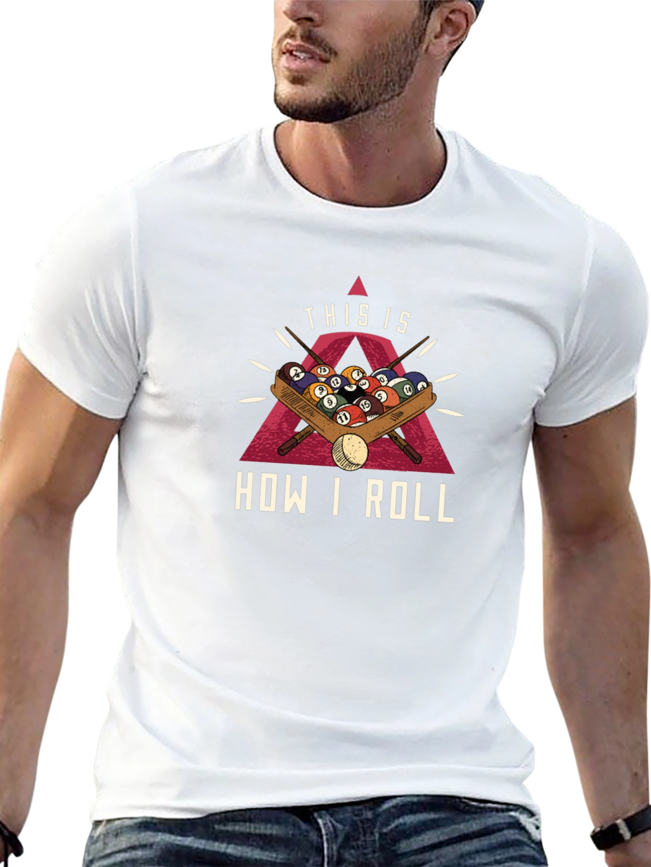 This is How I Roll Billiards T-Shirt - Black - 13