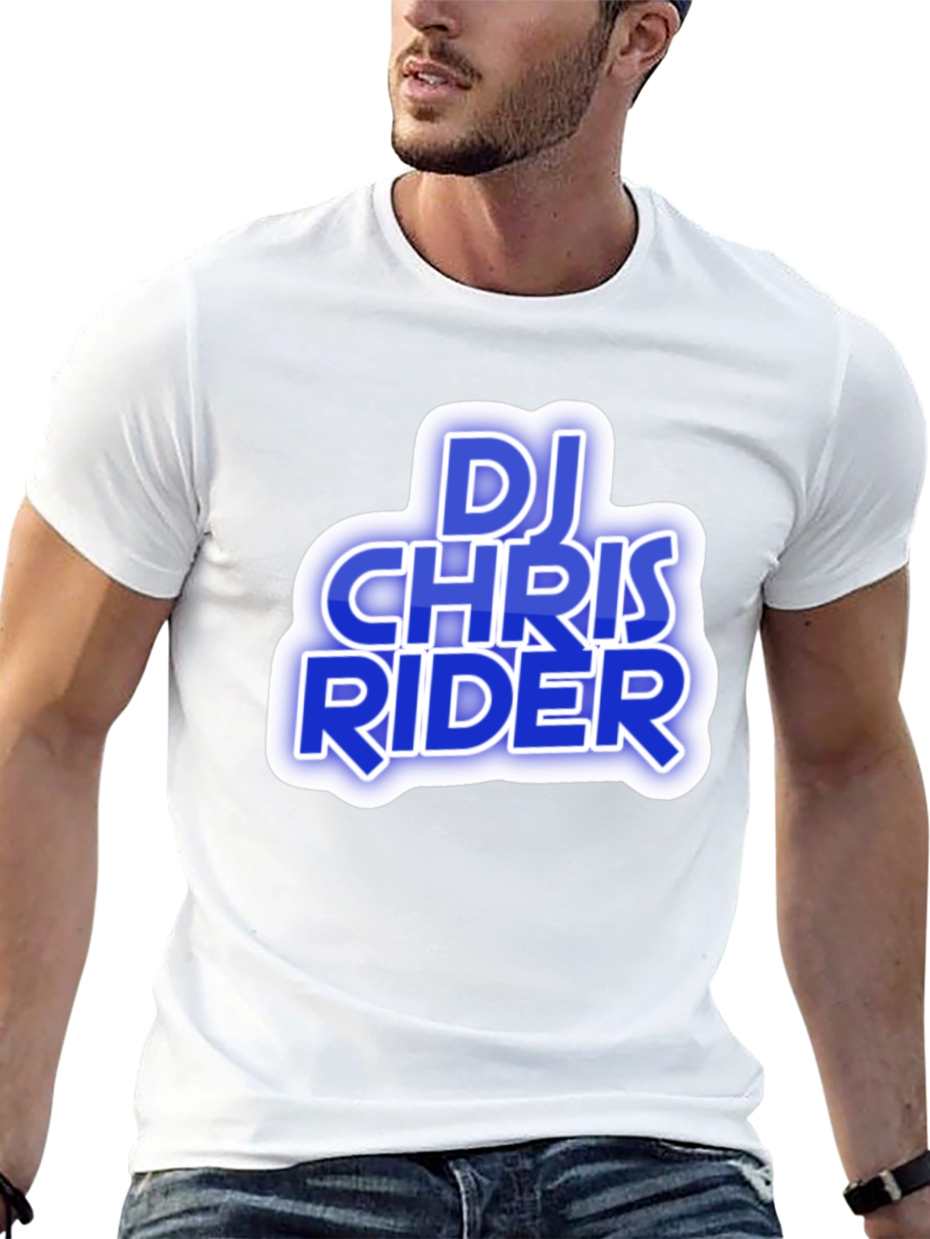 Black DJ Chris Rider T-Shirt - Cool Graphic Tee view 13